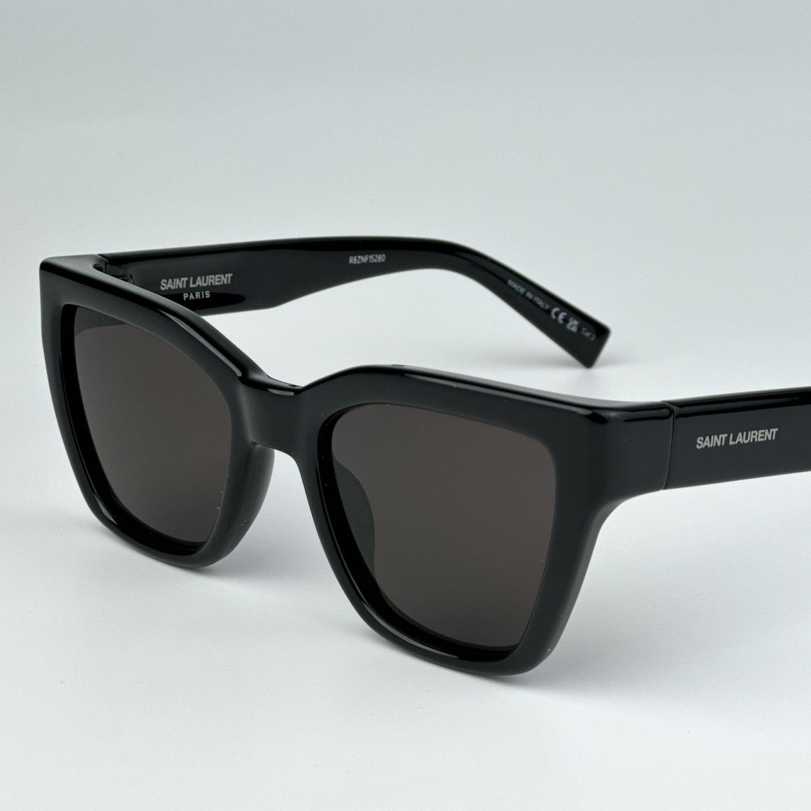 Saint Laurent Paris NEW Saint Laurent SL641 001 Black Cat Eye Unisex Sunglasses Size ONE SIZE - 6 Thumbnail