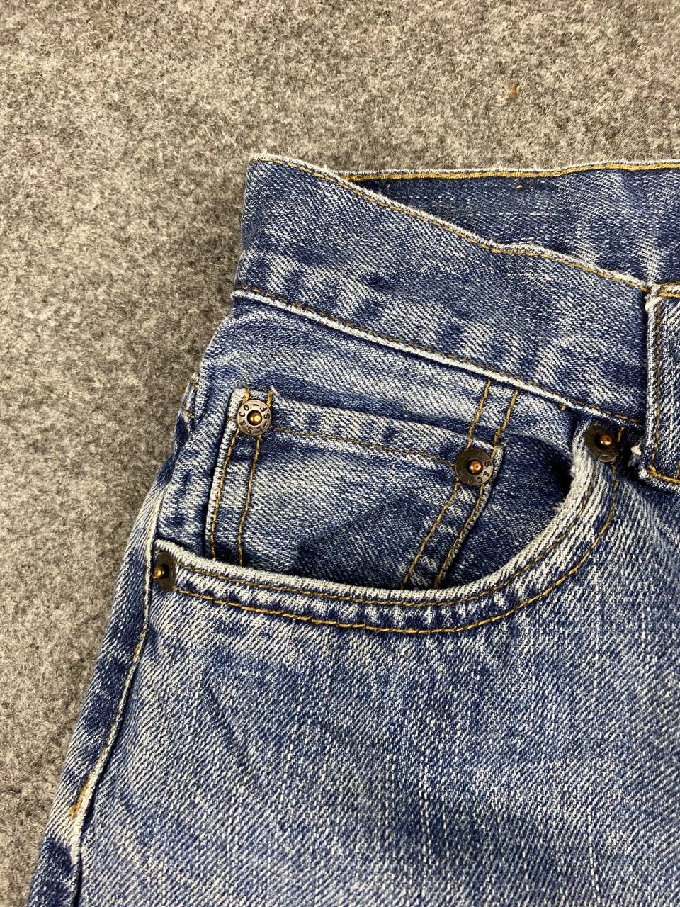 Levi's vintage levis 505 regular fit distressed denim Size US 28 / EU 44 - 10 Thumbnail