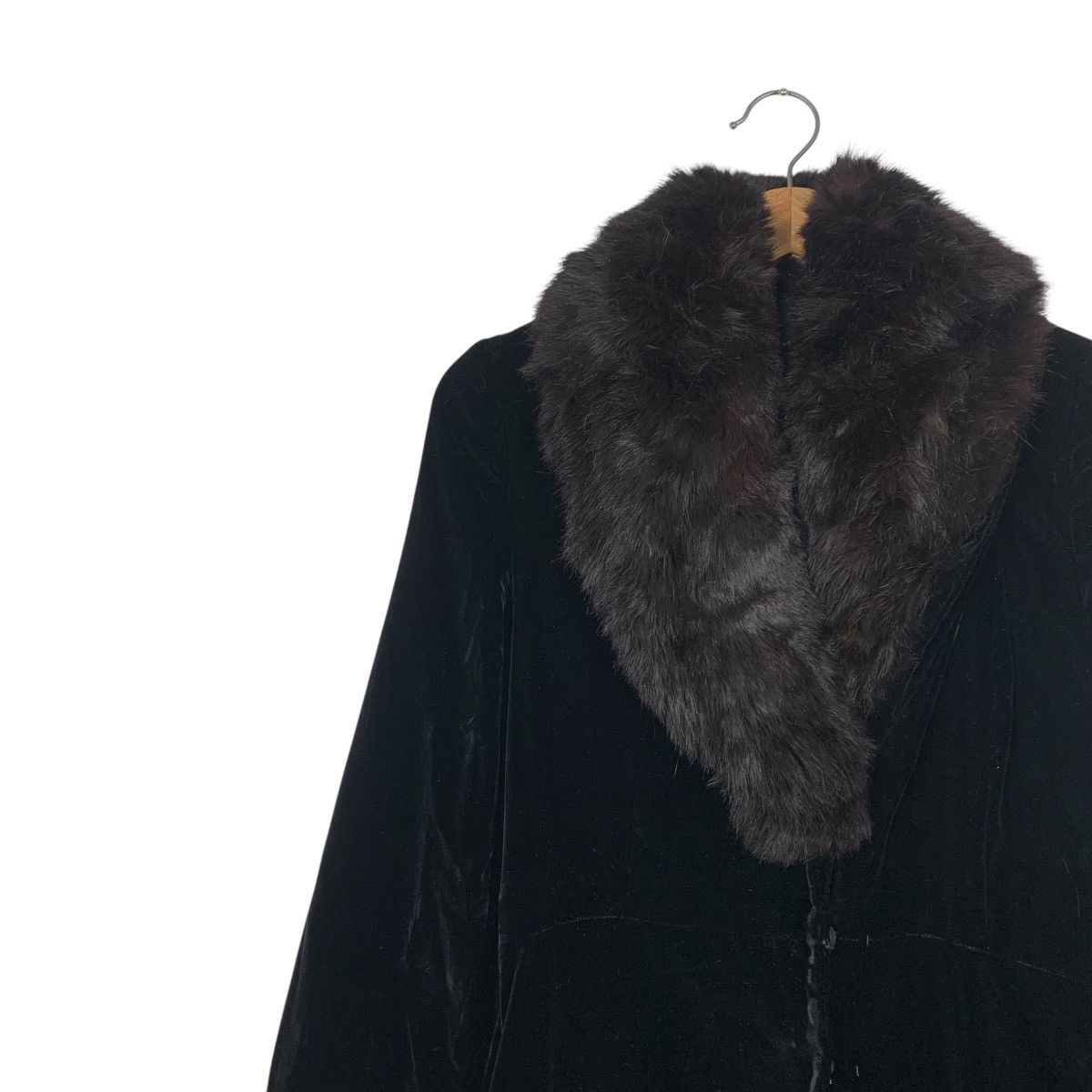 Other Luvia By Aoyama Arisa Faux Fur Velvet Coat Size S / US 4 / IT 40 - 6 Thumbnail