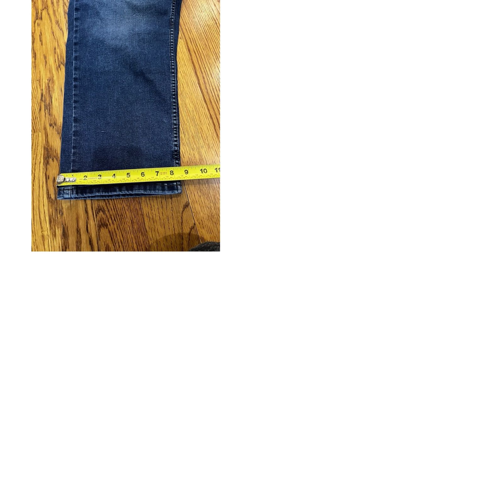 Denime the perfect jean nyc Jeans Men 44x30 Athletic Fit Stretch Straight Blue Denim 5-Pocket Zip Button Closure Regular Size Mens Size US 44 / EU 60 - 10 Thumbnail