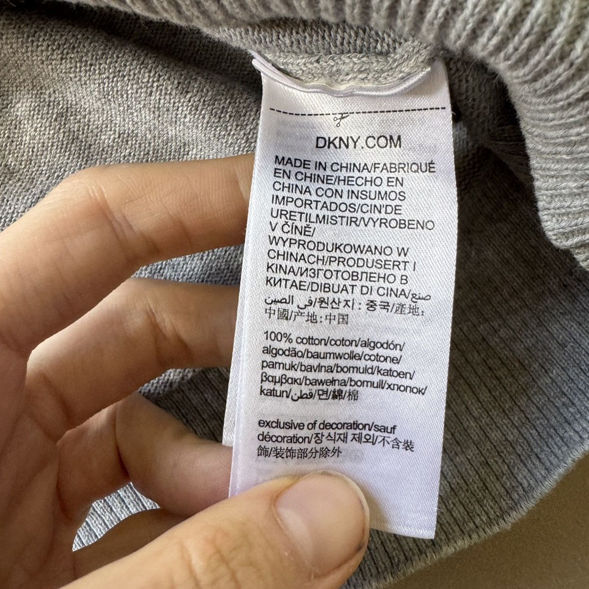 DKNY × Vintage DKNY Classic Basic Crewneck Sweater Size US L / EU 52-54 / 3 - 5 Thumbnail
