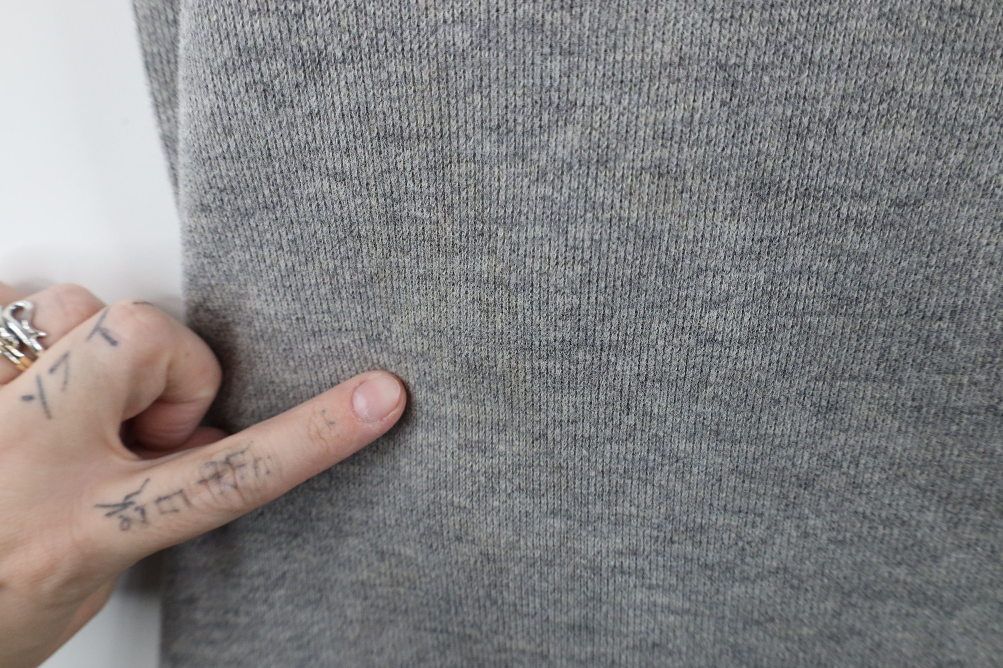 Ralph Lauren × Vintage New Ralph Lauren Ribbed Knit Half Zip Pullover Sweater Gray Size US XXL / EU 58 / 5 - 7 Thumbnail