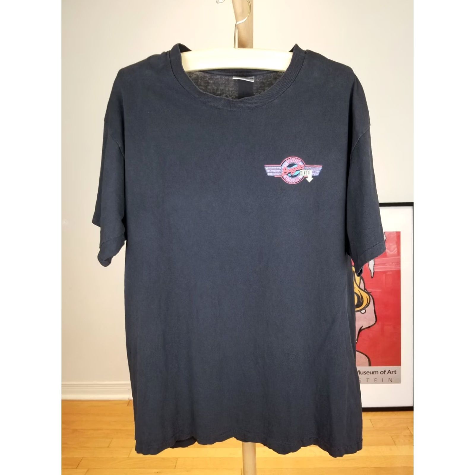 Vintage VINTAGE 90' BOOGIES DINER BLACK T-SHIRT XL SINGLE STITCH COOL HEAVY DRESS EAT MEN Size US XL / EU 56 / 4 - 3 Thumbnail