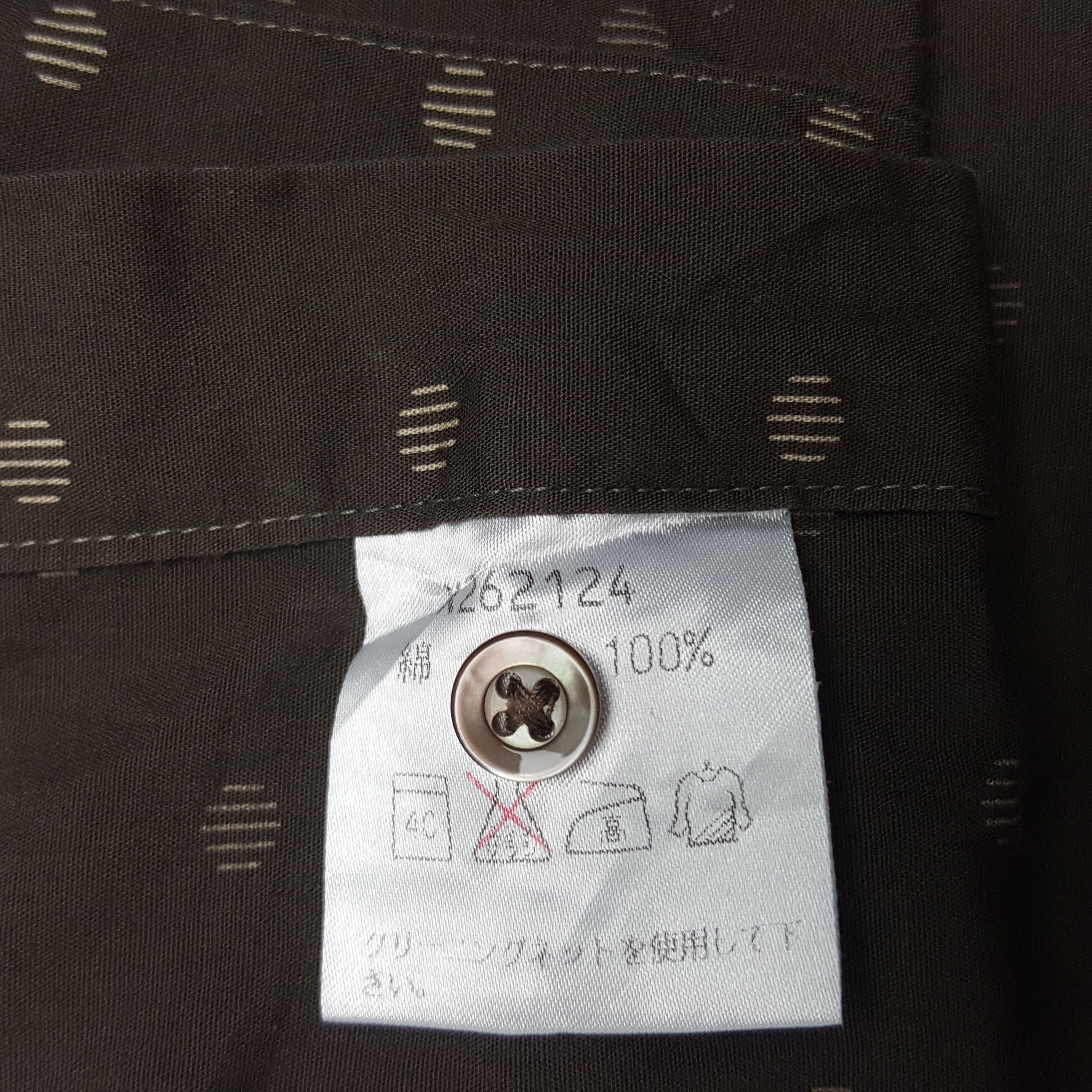 Japanese Brand × Vintage × Yohji Yamamoto Vintage Yohji Yamamoto Custom Art Logo Button Up Shirt Size US L / EU 52-54 / 3 - 7 Thumbnail