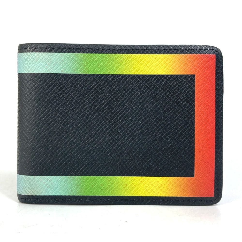 Louis Vuitton Louis Vuitton M30346 Taiga Rainbow Small Leather Belt Worn By Commoners In Ancient Japan Slender Billfold Bi-Fold Wallet Men Size ONE SIZE - 1 Thumbnail