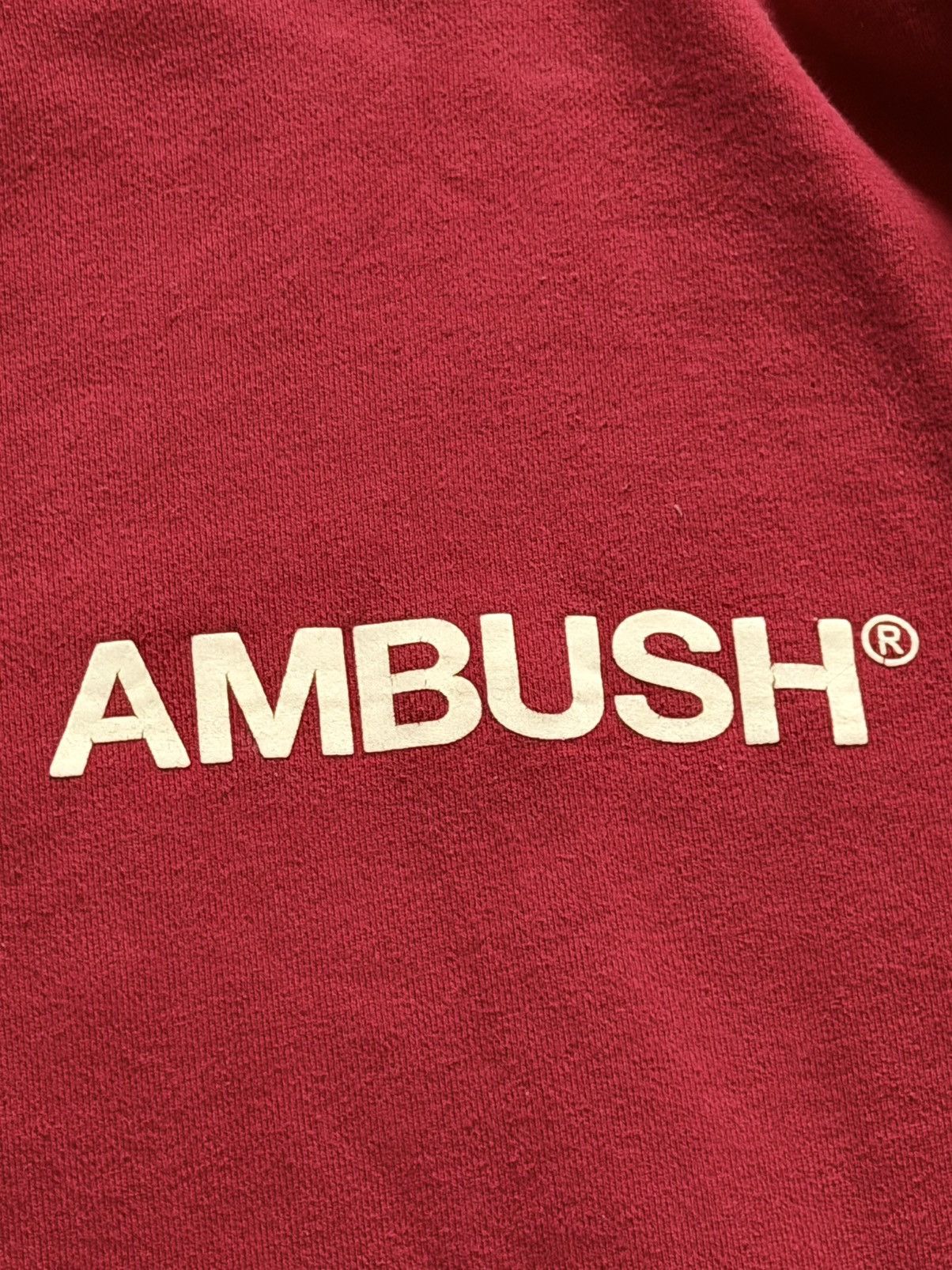 Ambush Design Ambush SSENSE Exclusive Red Nobo Sweatshirt Size US L / EU 52-54 / 3 - 8 Thumbnail