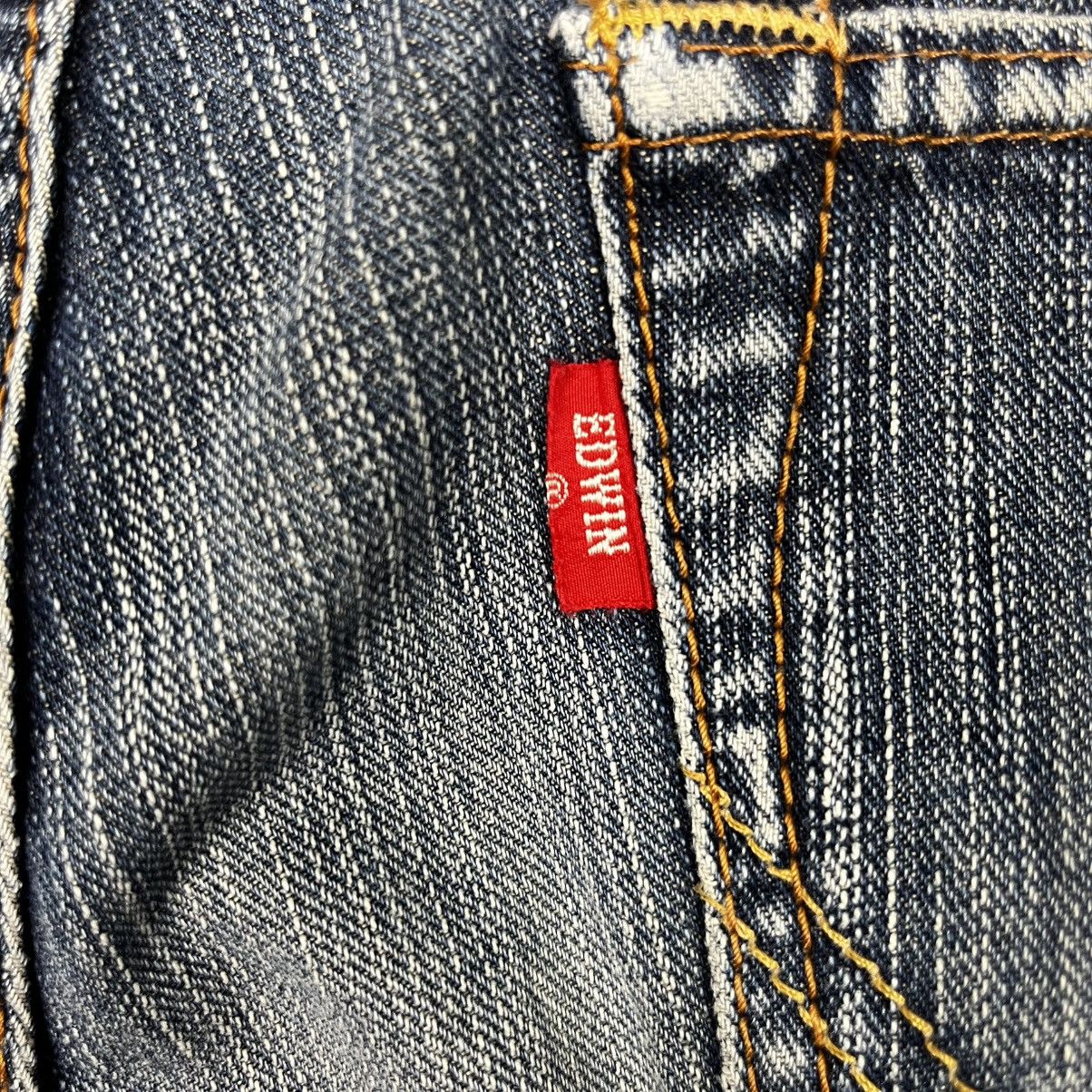 Japanese Brand Vintage Edwin Faded Denim Jeans Size 32" / US 10 / IT 46 - 19 Thumbnail