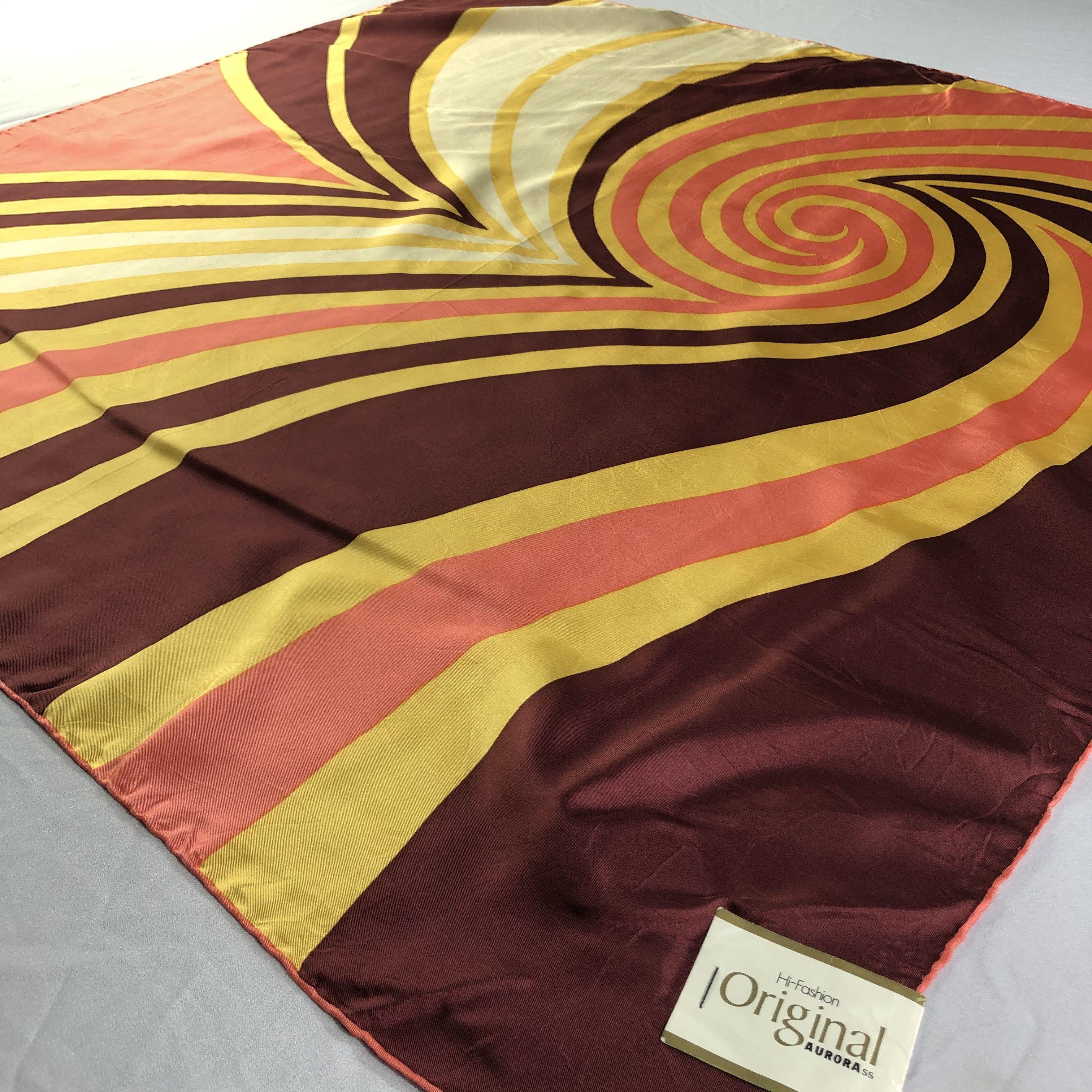 Vintage Vintage Aurora Silk Scarf Size ONE SIZE - 4 Thumbnail