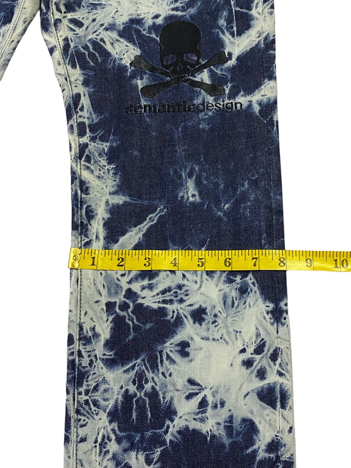 Japanese Brand × Roen × semanticdesign 2009 Roen X Semantic Design Acid Wash Denim Pants Size US 33 - 9 Thumbnail