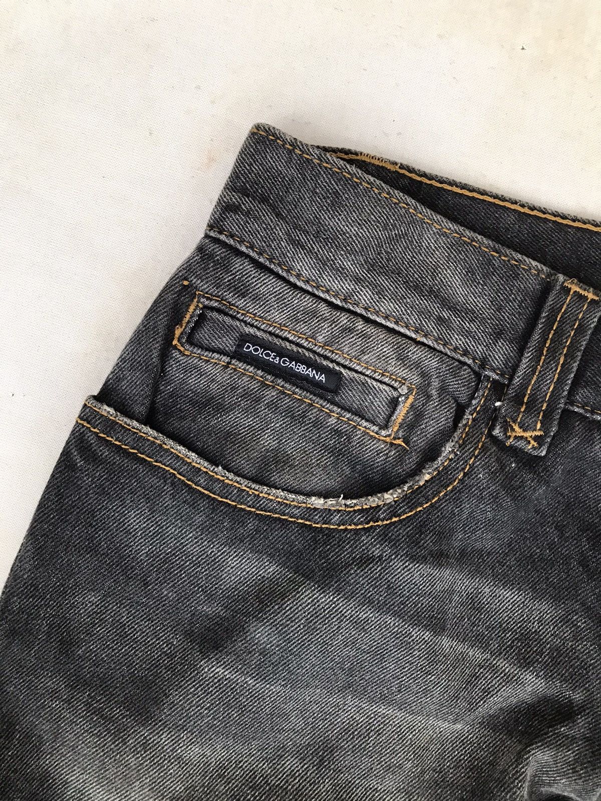 Dolce & Gabbana Rare Dolce & Gabbana Distressed Jeans Size US 33 - 3 Thumbnail