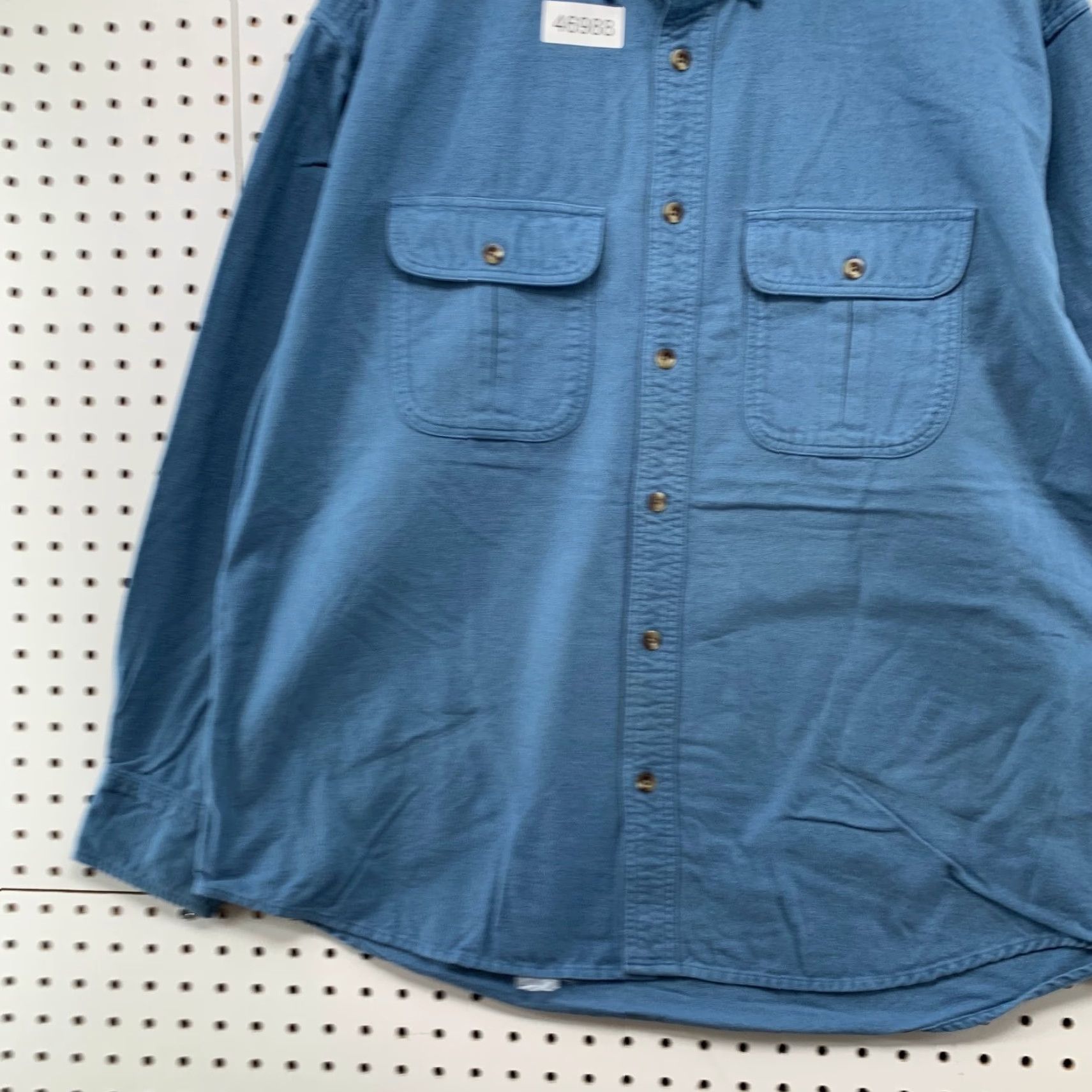 Vintage Cabela's Chamois Button Shirt Mens Large Blue Deerskin Soft Long Sleeve Outdoor Shirt Size US L / EU 52-54 / 3 - 5 Thumbnail