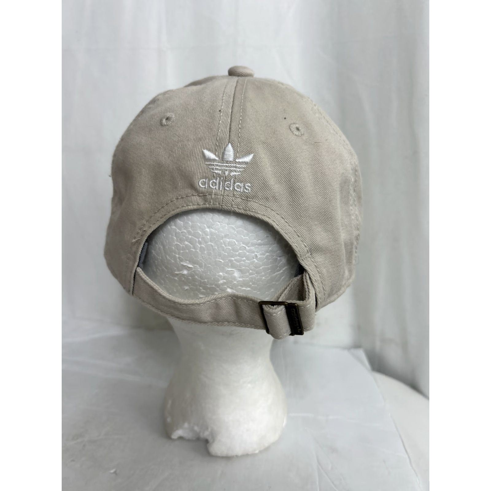 Adidas Adidas Dad Hat Beige Strap Back Cotton Adjustable Trefoil Hat Men One Size Beige Baseball Cap Size ONE SIZE - 7 Thumbnail