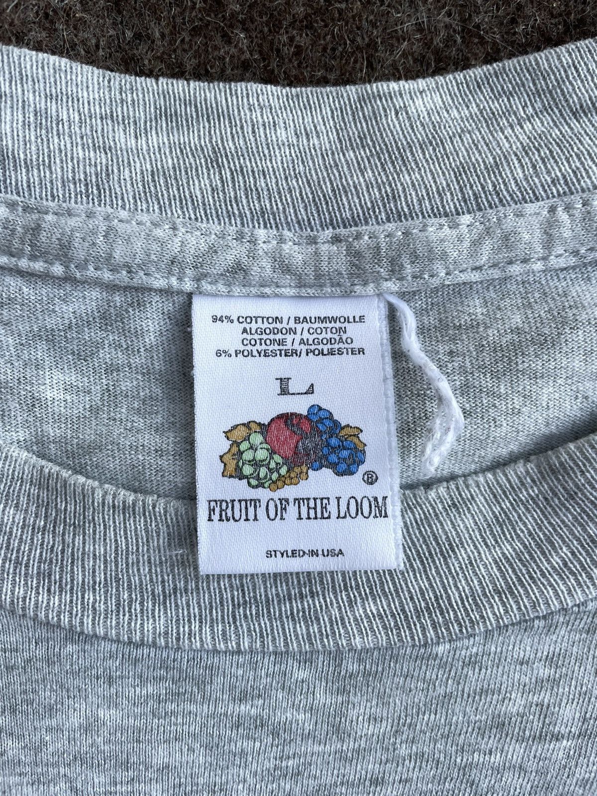 Fruit Of The Loom × Vintage Fruit Of The Loom T-Shirt Size US L / EU 52-54 / 3 - 7 Thumbnail