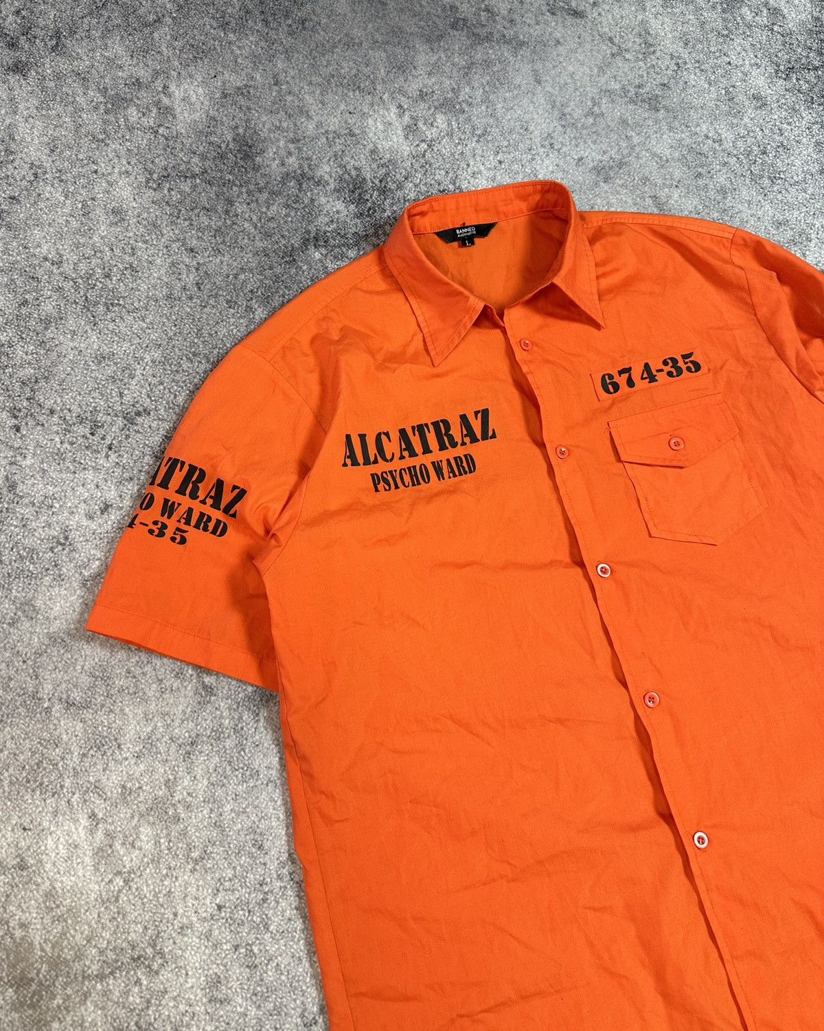 Other Y2K Alt Logo Alcatraz Psycho Ward Shirt Streetwear USA L Size US L / EU 52-54 / 3 - 2 Thumbnail