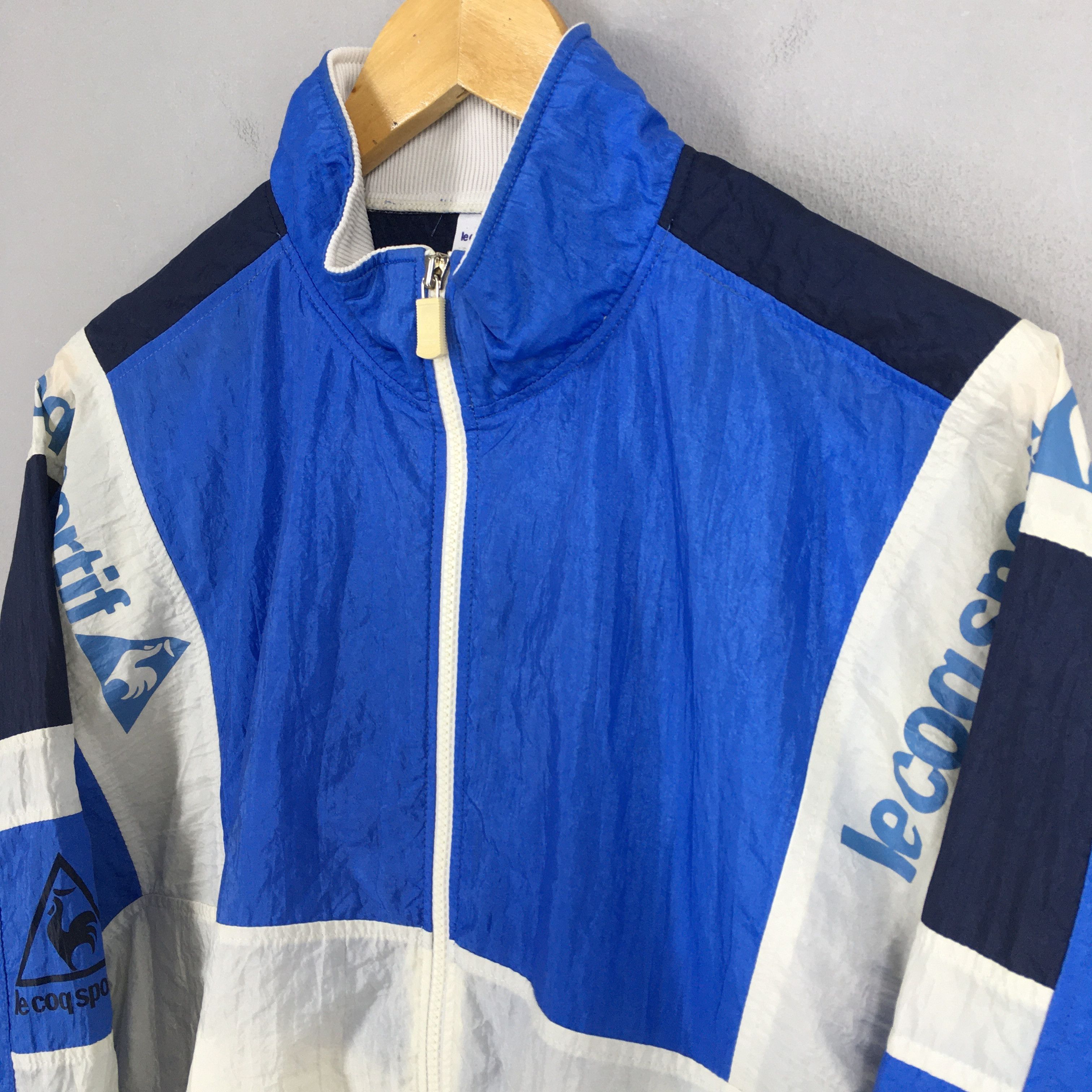 Le Coq Sportif Vintage 90s Le Coq Sportif Windbreaker Jacket Medium Size US M / EU 48-50 / 2 - 3 Thumbnail