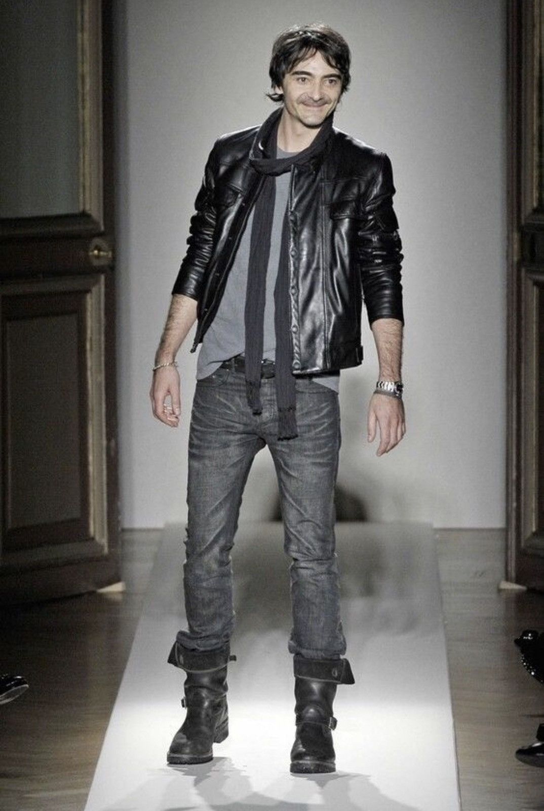 Dior Dior RUNWAY Hedi Era AW03 “Luster” Ash Clawmark MIJ Denim Size US 33 - 11 Thumbnail