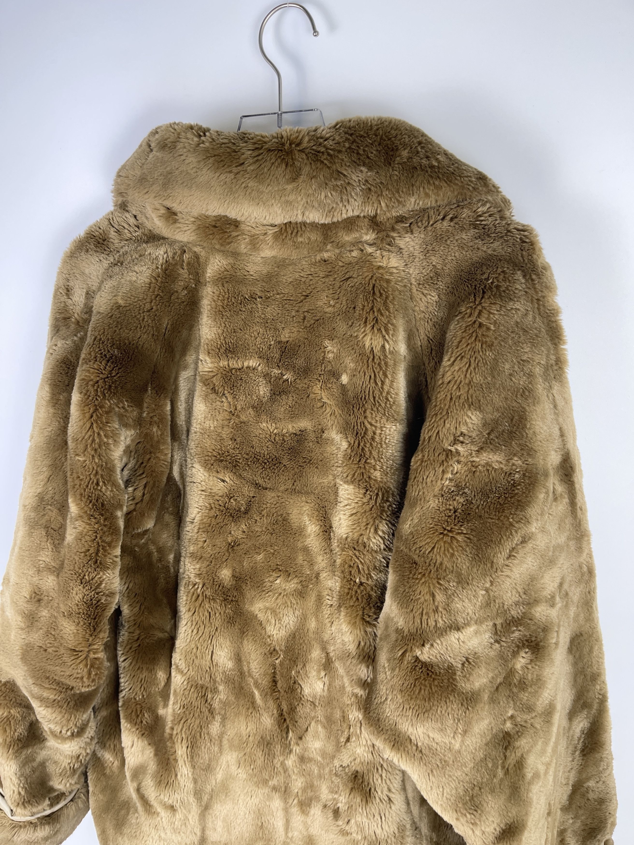 Issey Miyake 1970's Heavy Fur Teddy Coat Size US XL / EU 56 / 4 - 4 Thumbnail