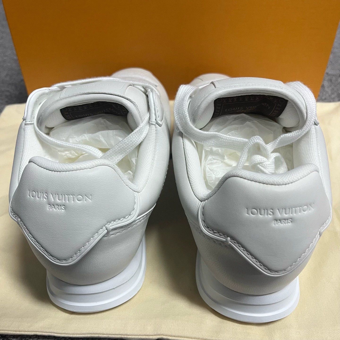 Louis Vuitton louis vuitton white casual low-top shoes Size US 5 / EU 37 - 4 Thumbnail