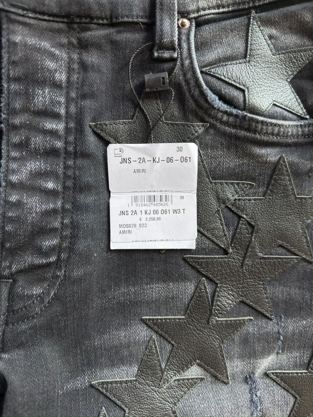 Amiri Amiri Chemist leather star aged jeans Size US 30 / EU 46 - 6 Thumbnail