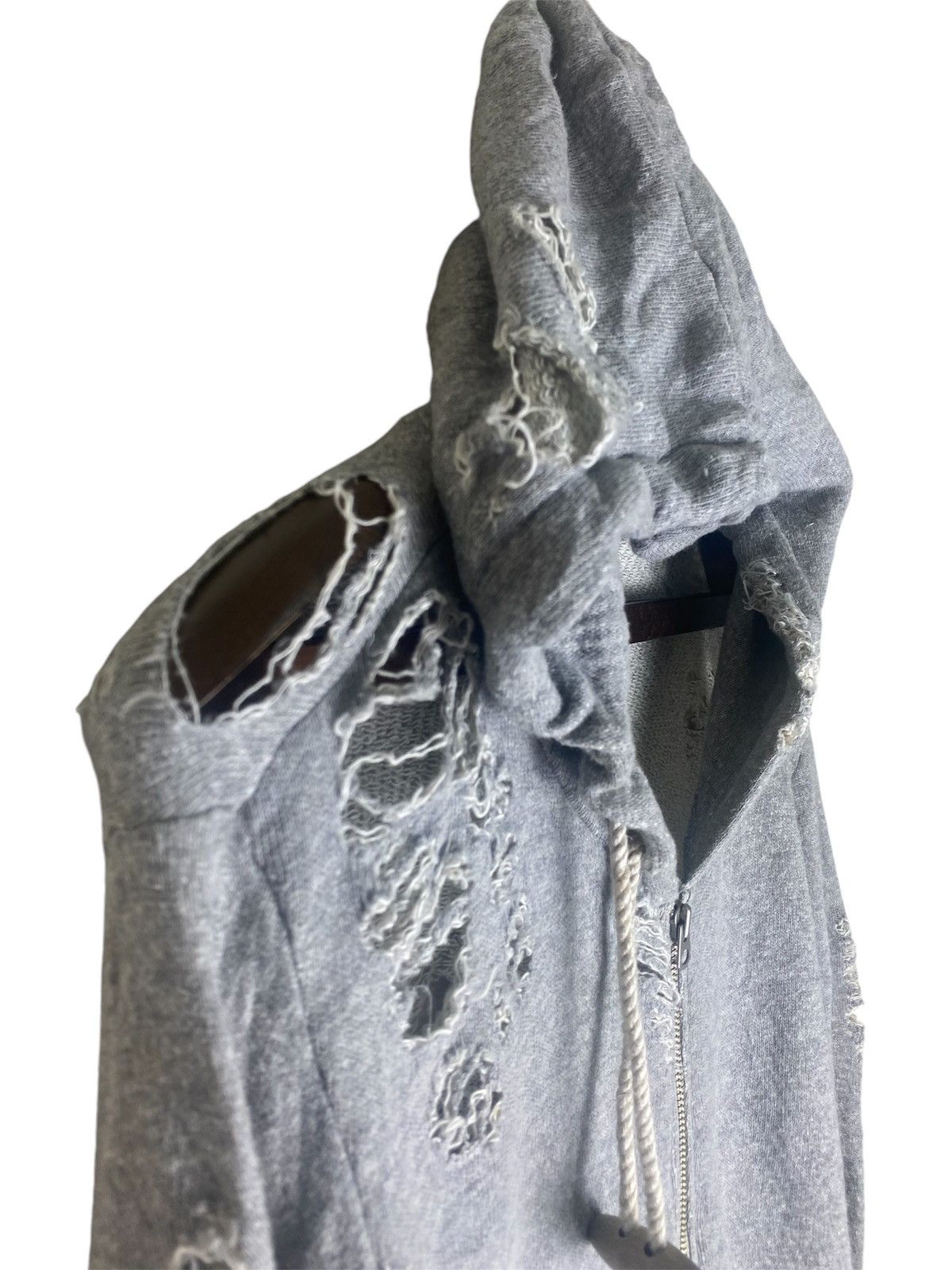 Maison MIHARA YASUHIRO FW16 Miharayasuhiro Distressed Punk Hoodies Size US M / EU 48-50 / 2 - 7 Thumbnail