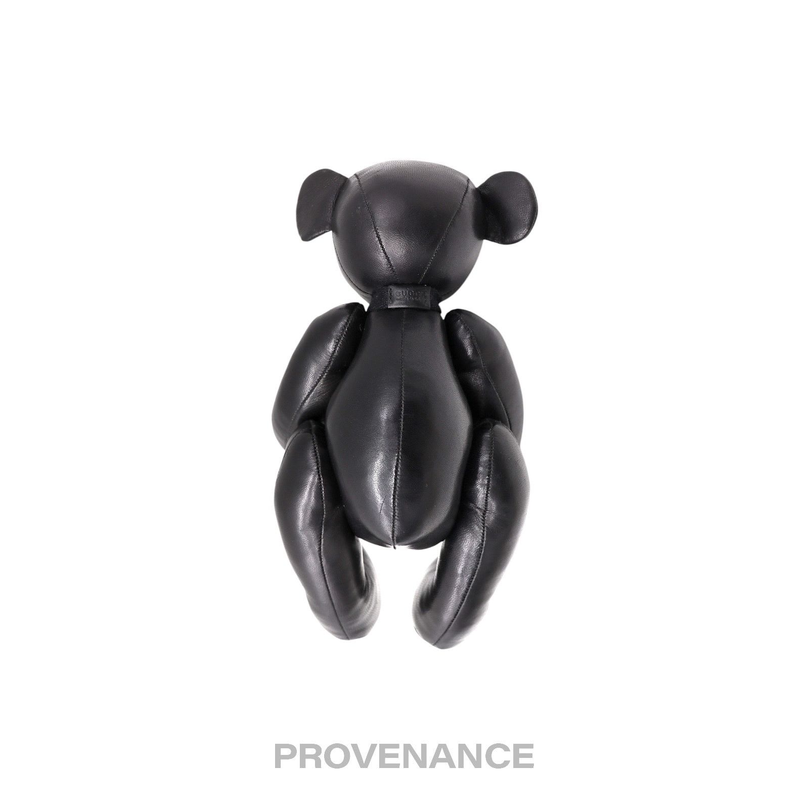 Gucci 🔴 Gucci Teddy Bear - Black Calfskin Leather Size ONE SIZE - 8 Thumbnail