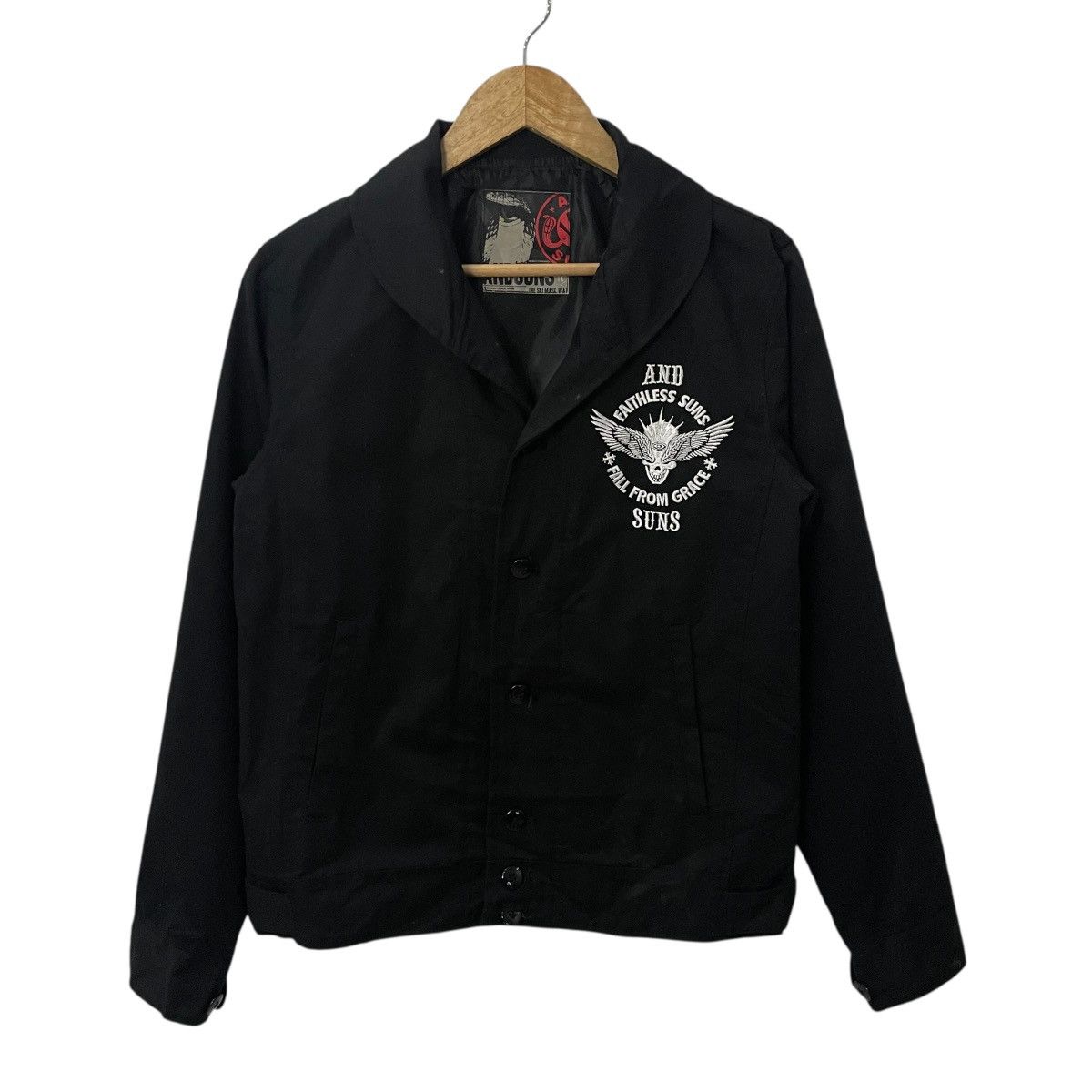 Japanese Brand Vintage And Faithless Suns Skulls Jacket Size US S / EU 44-46 / 1 - 1 Thumbnail