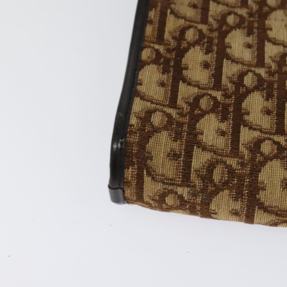 Dior DIOR Trotter Canvas Shoulder Bag Brown Gold Size ONE SIZE - 15 Thumbnail