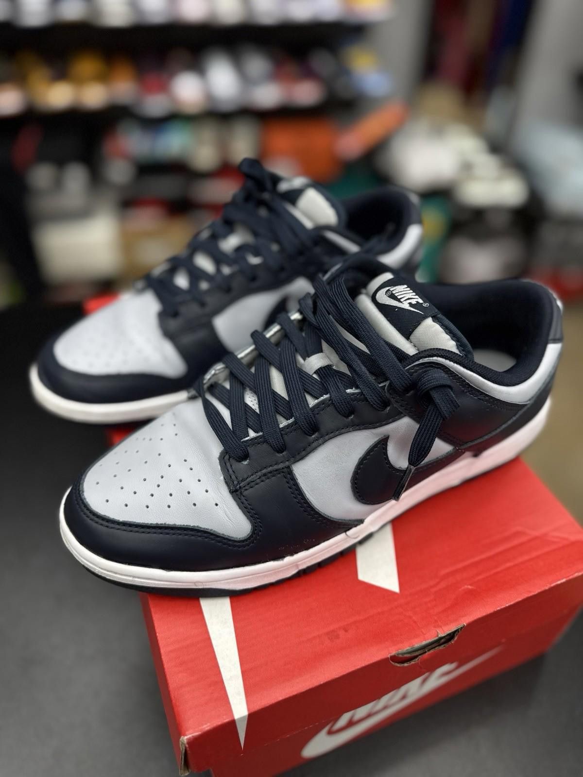 Nike Nike Dunk Low Georgetown 2021 DD1391-003 Men’s - SIZE 10 Size US 10 / EU 43 - 3 Thumbnail