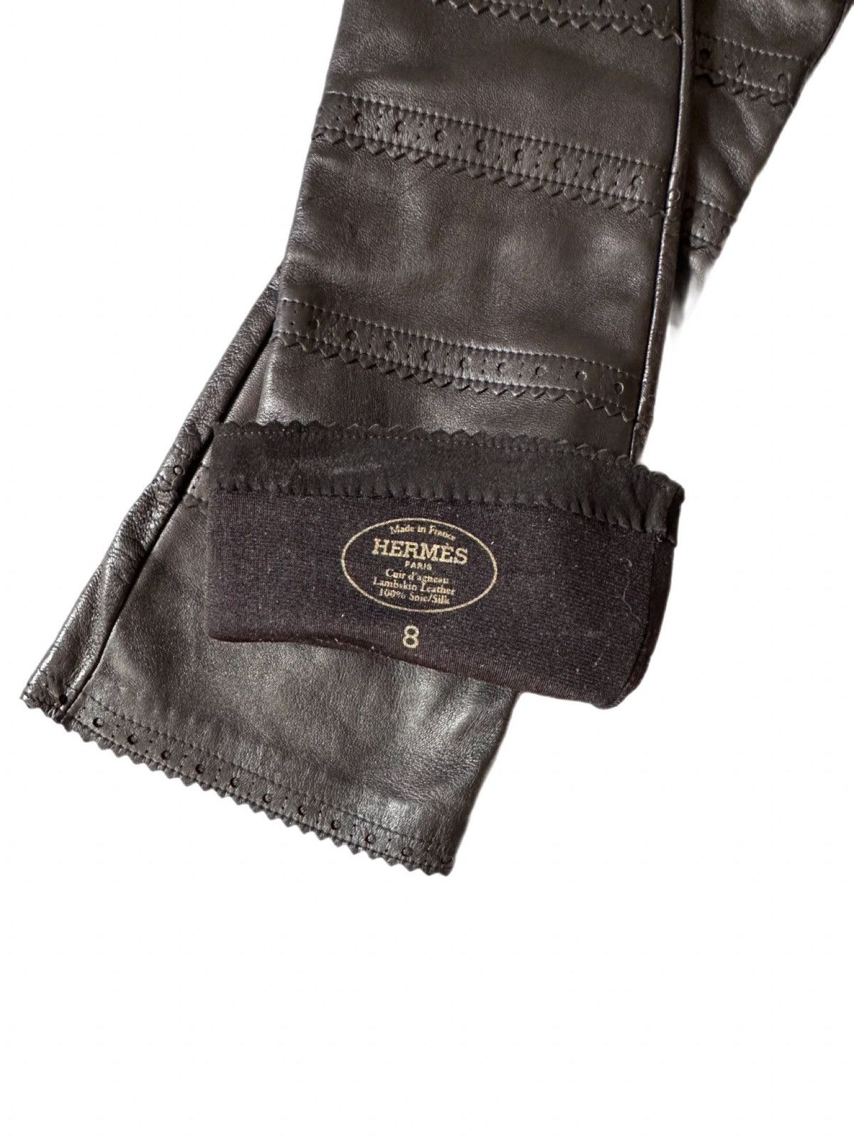Hermes Hermès Black Lambskin Opera Gloves – Size 8 Size ONE SIZE - 8 Thumbnail
