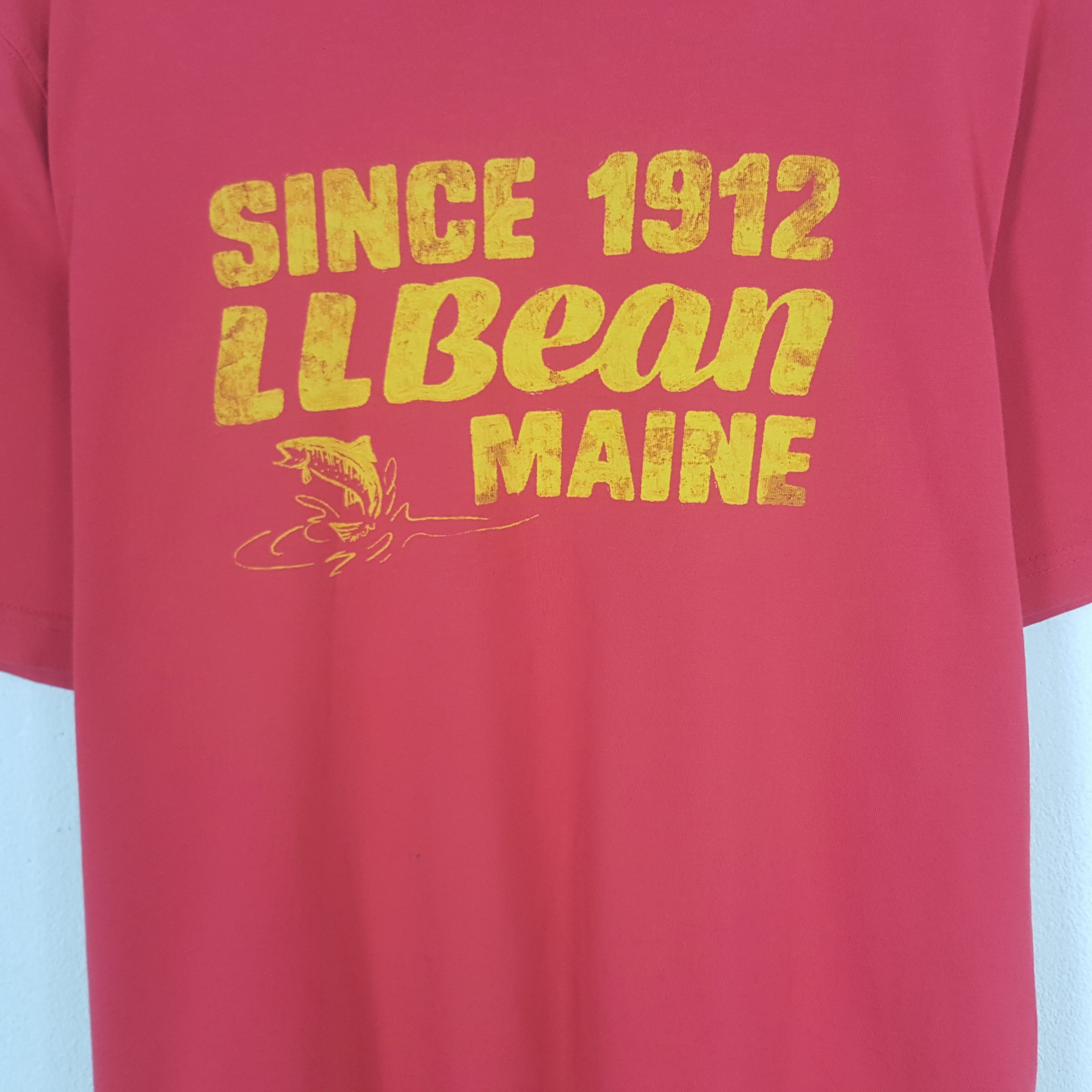 L.L. Bean × Vintage Vintage Since 1912 LL Bean Maine Tshirt Size US L / EU 52-54 / 3 - 2 Thumbnail
