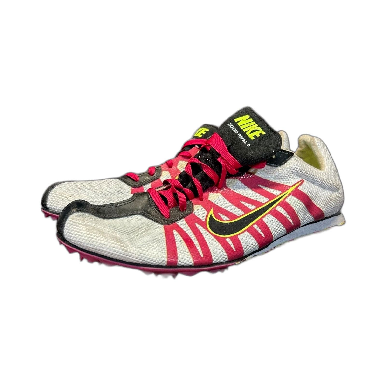 Nike Nike Rival D V White Cherry Pink Black Mid Distance Track Sp Size US 11 / EU 44 - 5 Thumbnail