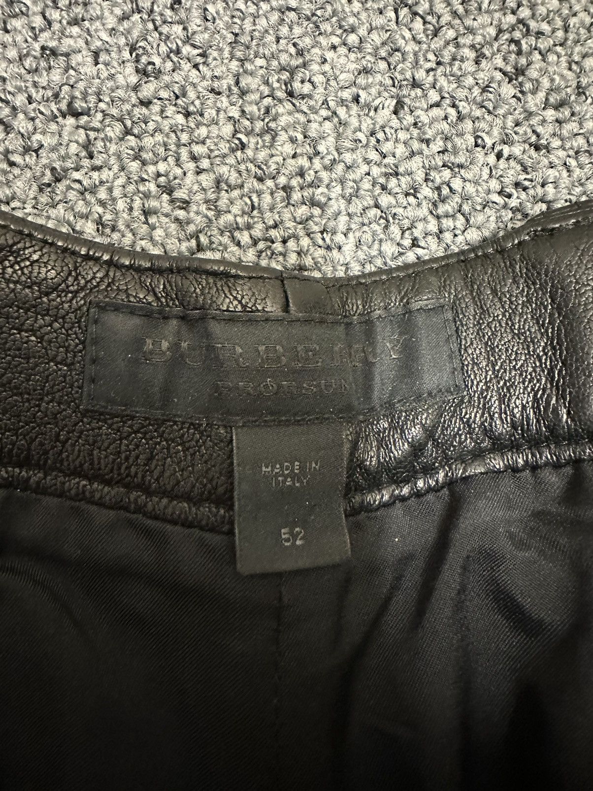 Burberry Prorsum Burberry Prorsum ss11 leather biker pants size IT 52 Size US 34 / EU 50 - 9 Thumbnail
