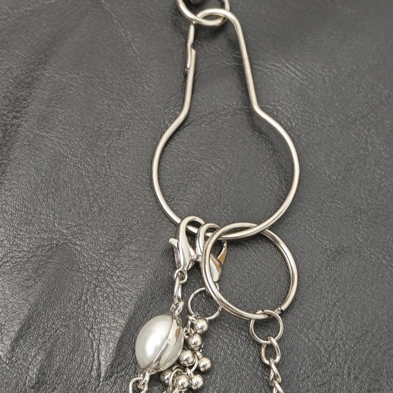 Jewelry 2 layers Retro Luxurious pearls Metal Pants Chain Size ONE SIZE - 6 Thumbnail