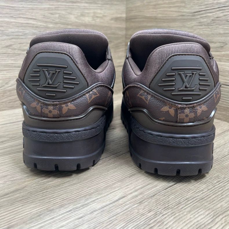 Louis Vuitton Louis Vuitton Trainer Brown Full Print Little Fat Ding sho Size US 5.5 / EU 38 - 4 Thumbnail