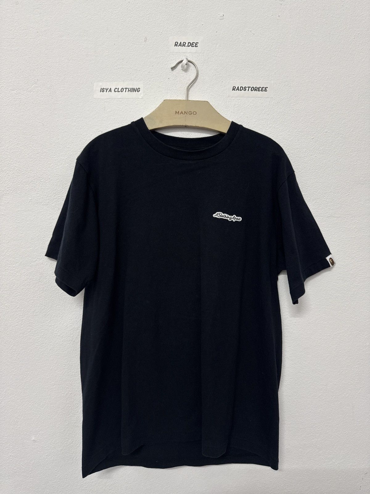 Bape A Bathing Ape White Big Head Spellout Tee Size US M / EU 48-50 / 2 - 2 Thumbnail