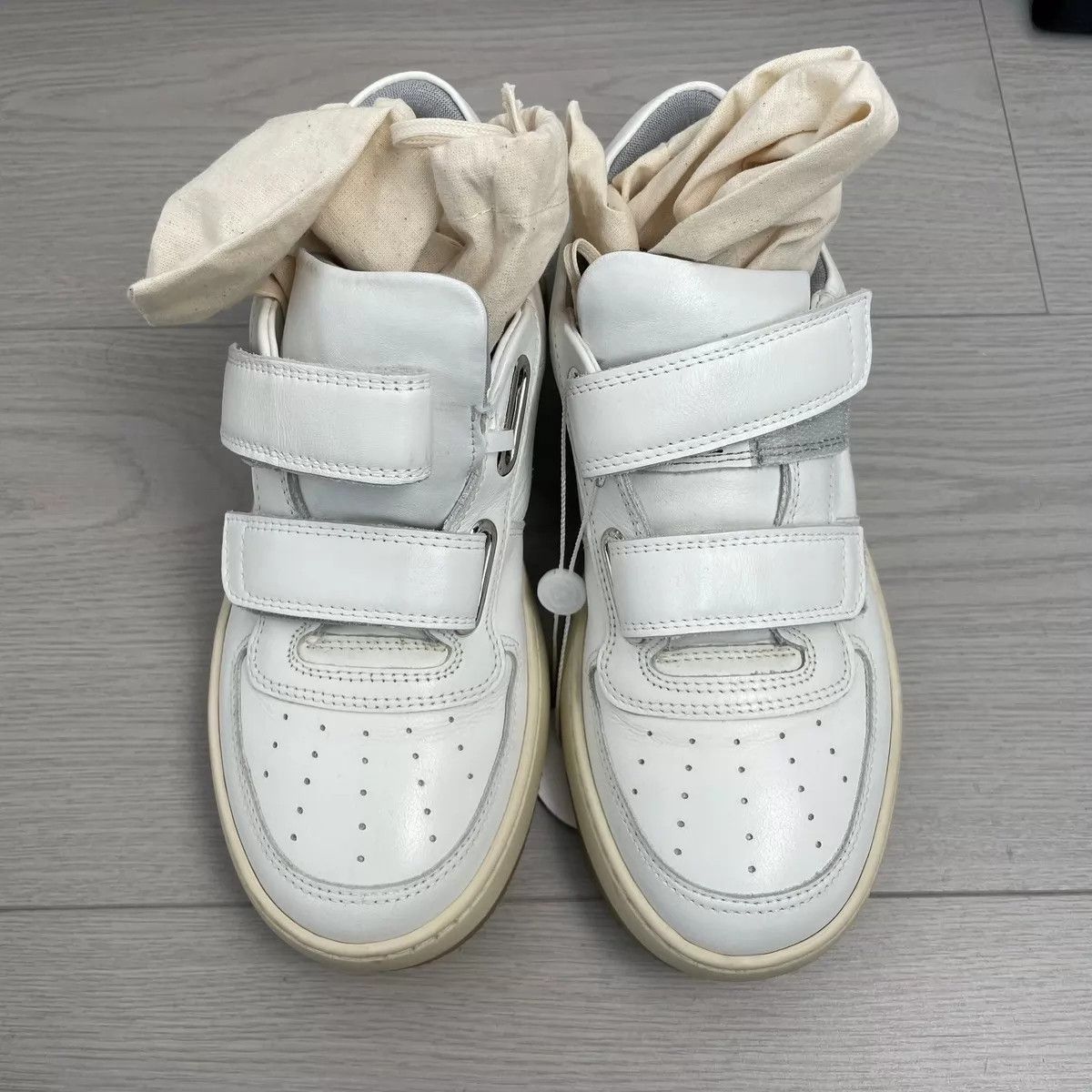 Acne Studios ACNE White Leather Sneakers 37 260312WQQ3H03 Size US 6.5 / IT 36.5 - 1 Thumbnail