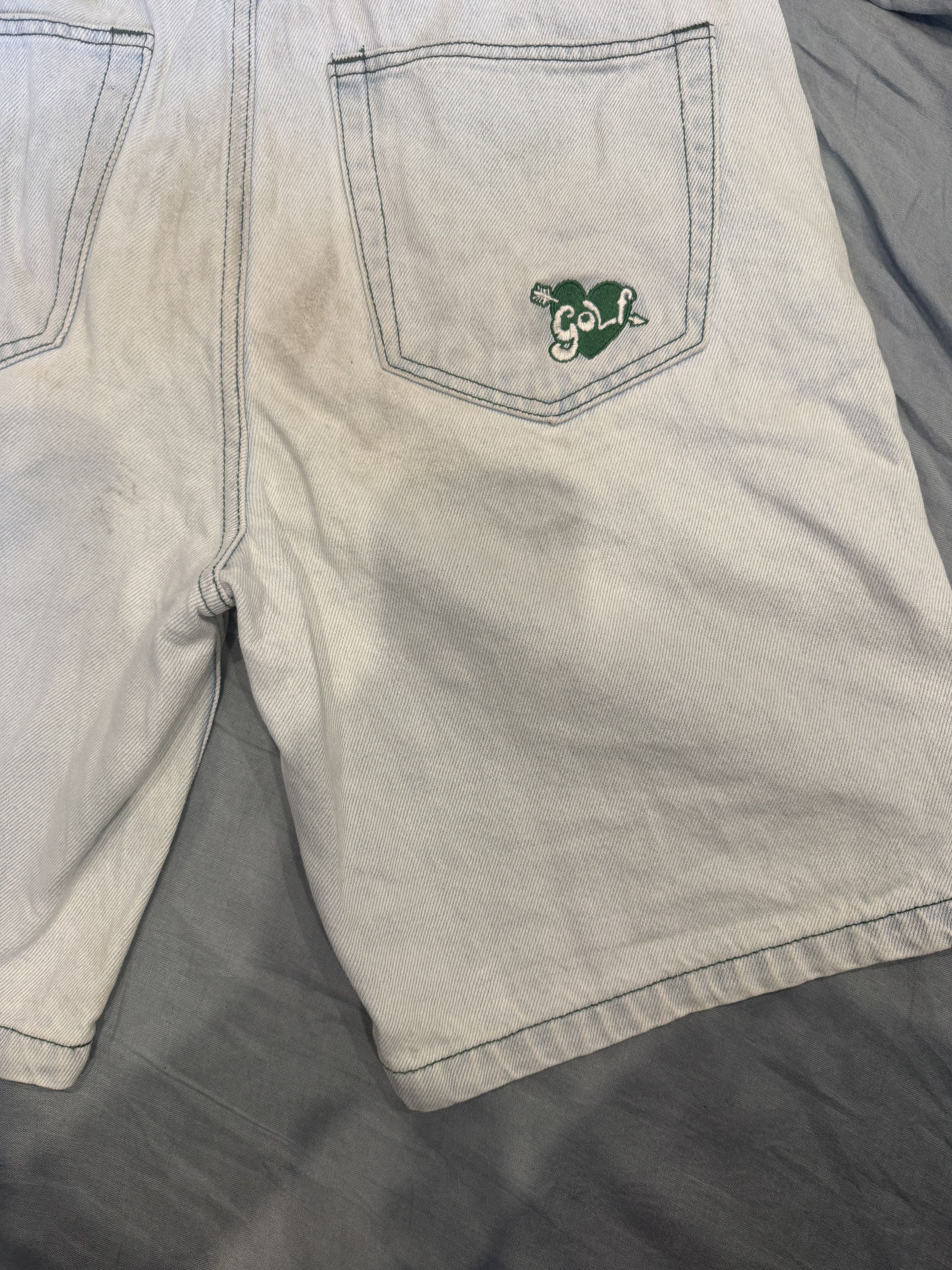 Golf Wang Denim Cupid Shorts Size US 32 / EU 48 - 5 Thumbnail