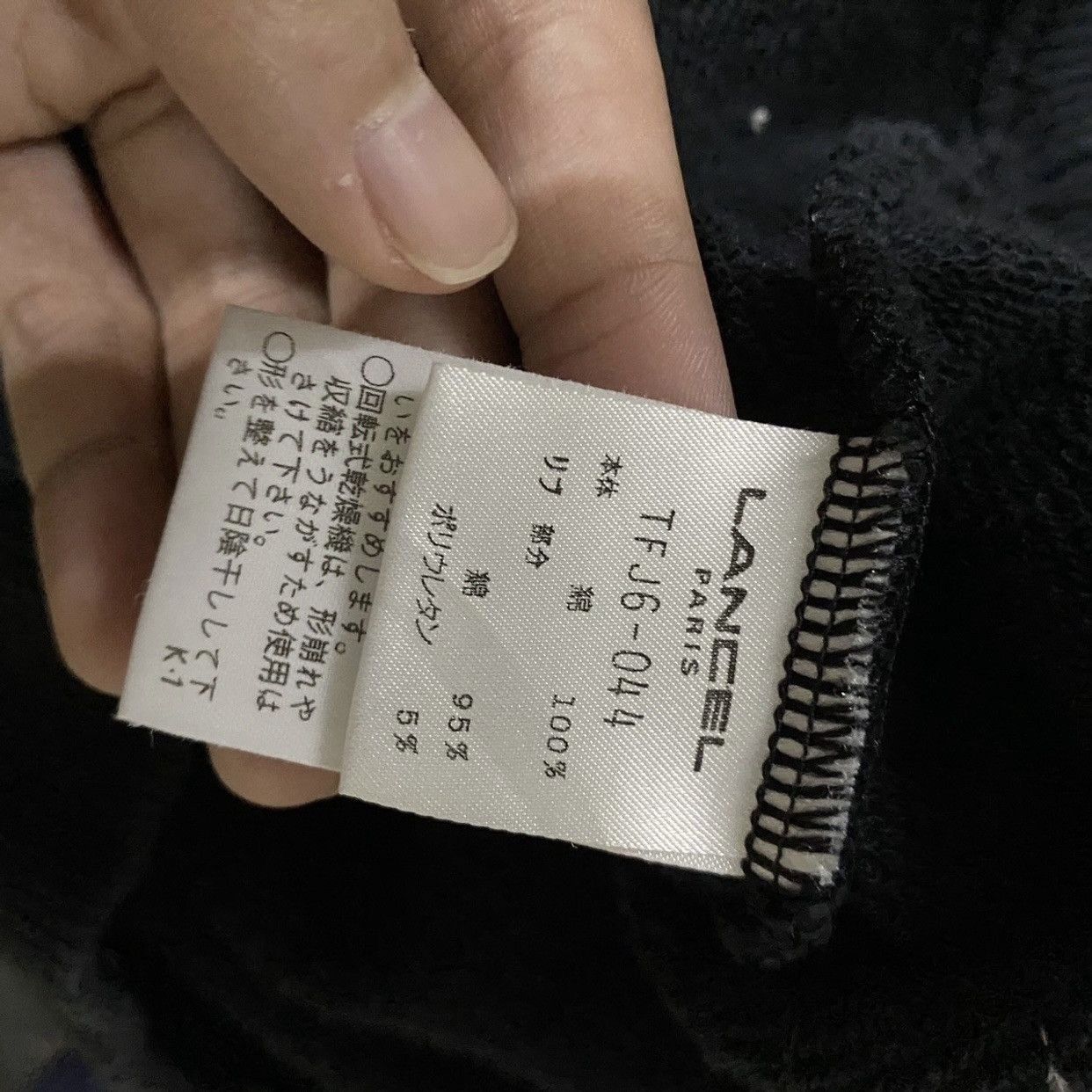 Lancel × Vintage LANCEL BLACK SWEATSHIRTS Size US M / EU 48-50 / 2 - 6 Thumbnail