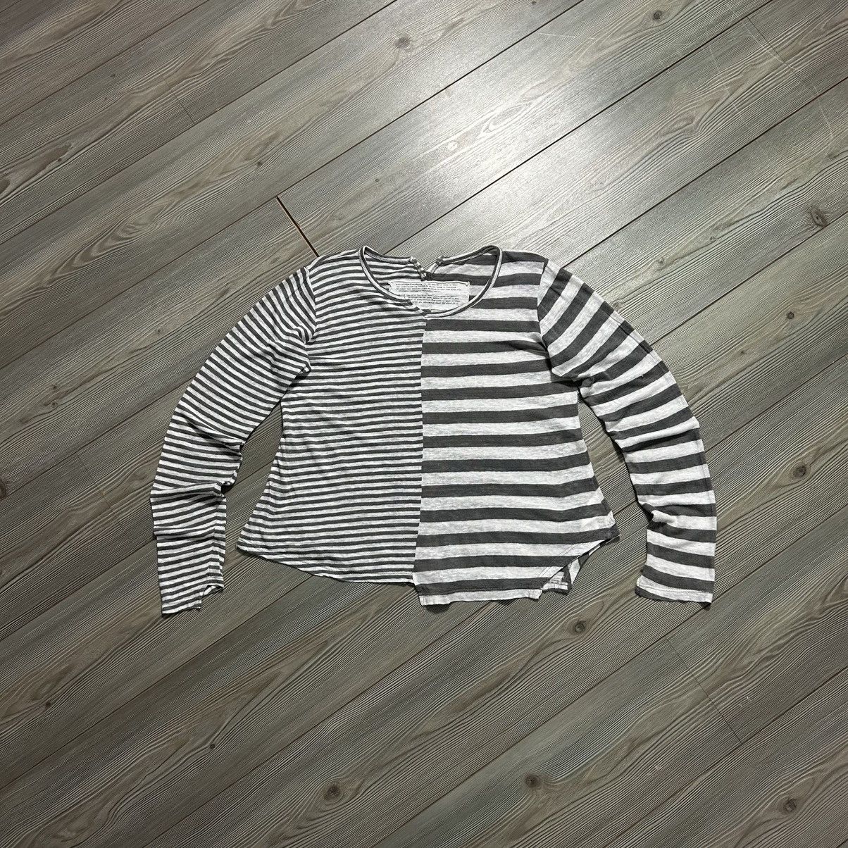Rundholz Rundholz Black Label Linen Asymmetrical Striped Blouse Size M / US 6-8 / IT 42-44 - 2 Thumbnail