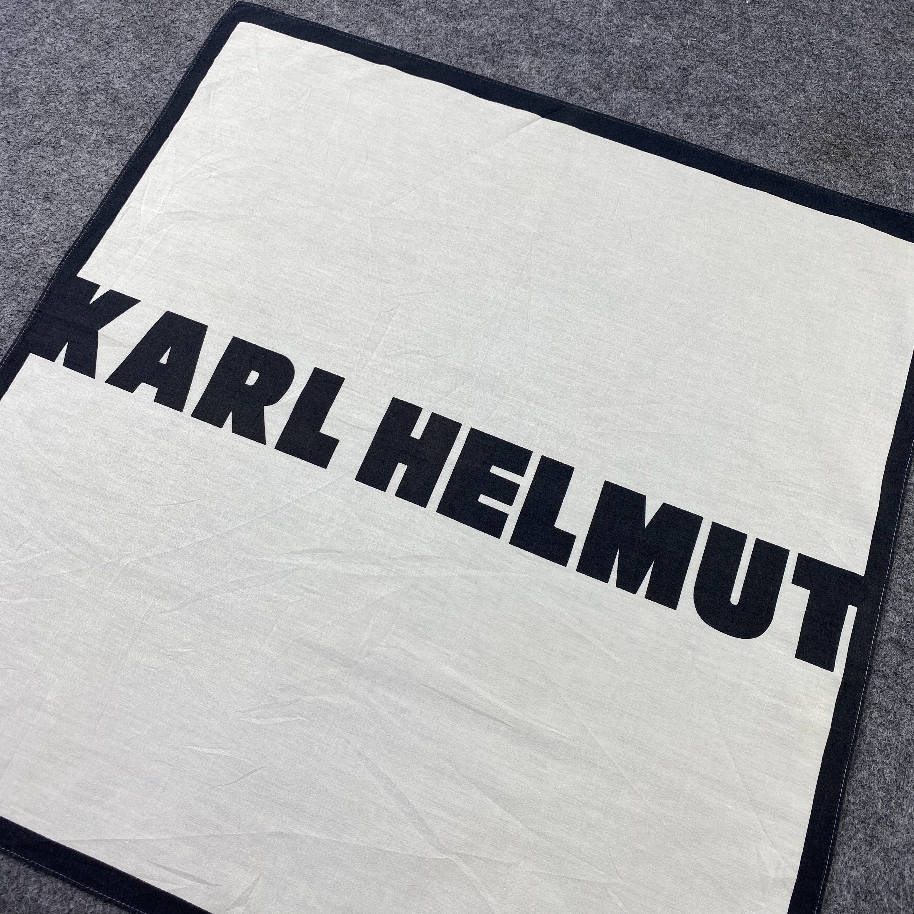 Japanese Brand Karl Helmut Handkerchief / Bandana / Neckerchief-B1394 Size ONE SIZE - 7 Thumbnail