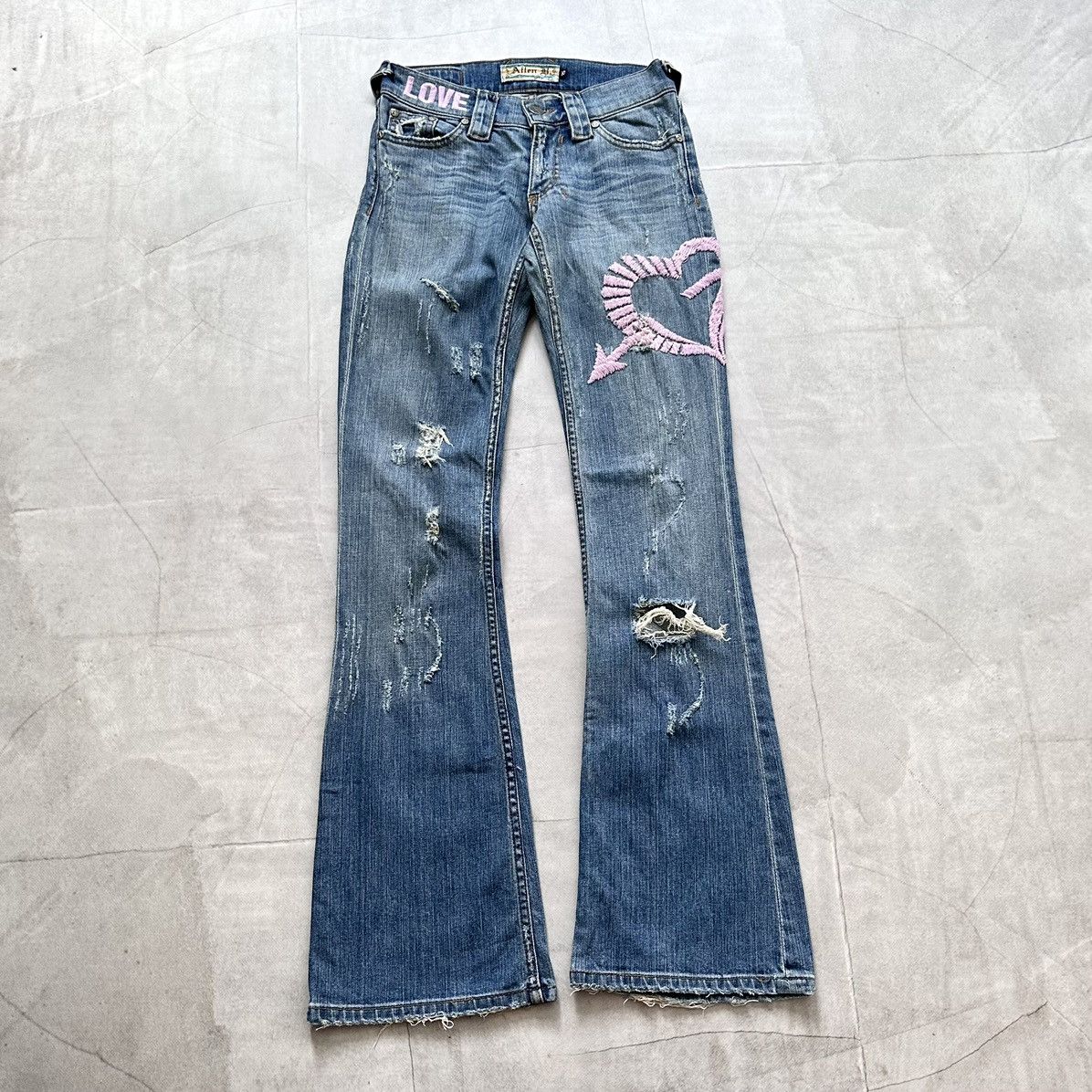 Hysteric Glamour × Undercover Y2K Allen B Hysteric Glamour Style Punk Jeans Ed Hardy Vibe Size 25" / US 0 / IT 36 - 1 Thumbnail