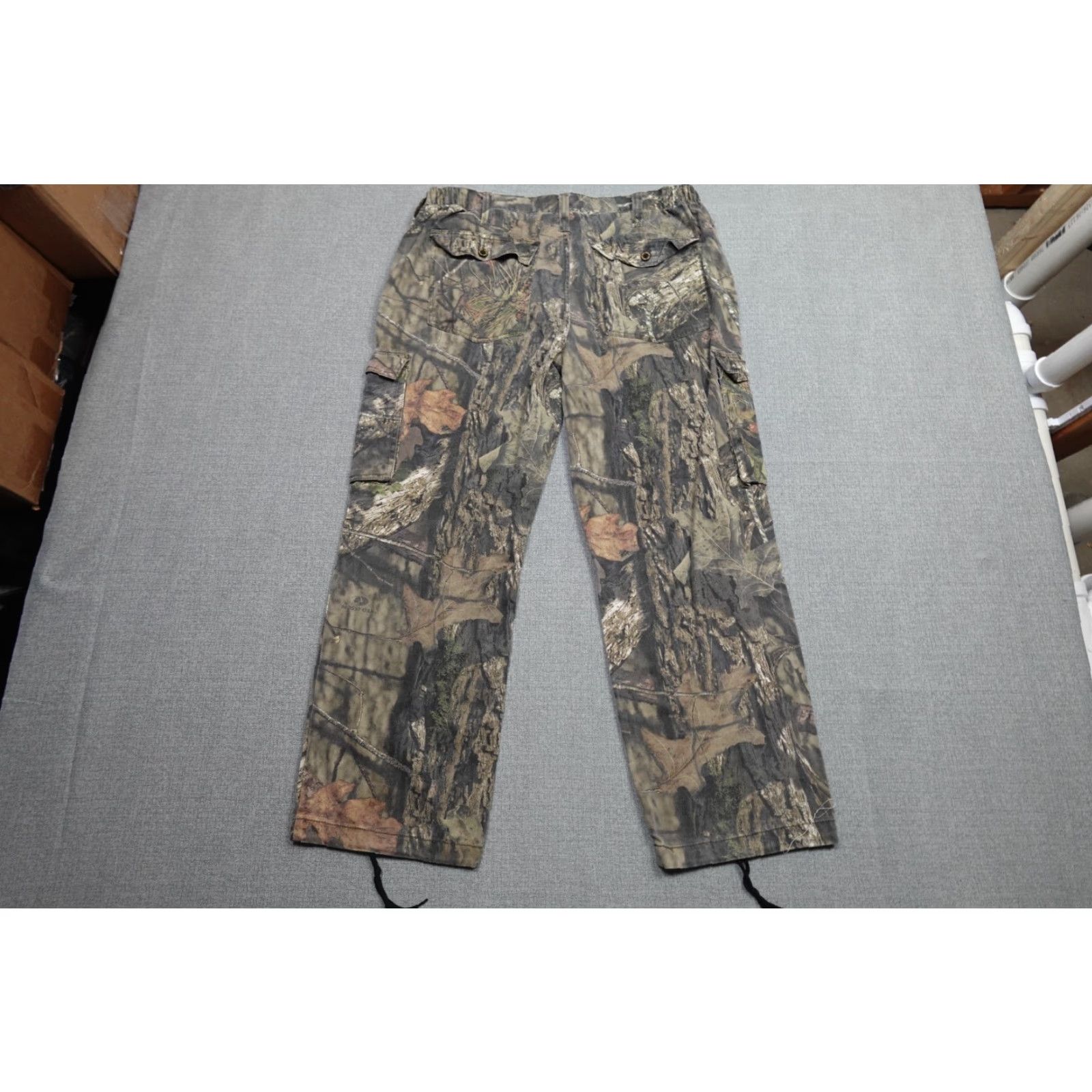 Vintage Mossy Oak Pants Mens XL Brown Camo Pants Outdoors Hunting Fishing Woodland Loose Vintage Regular 5-Pocket Belt Loops Zipper Button Chino Style Size US 36 / EU 52 - 4 Thumbnail