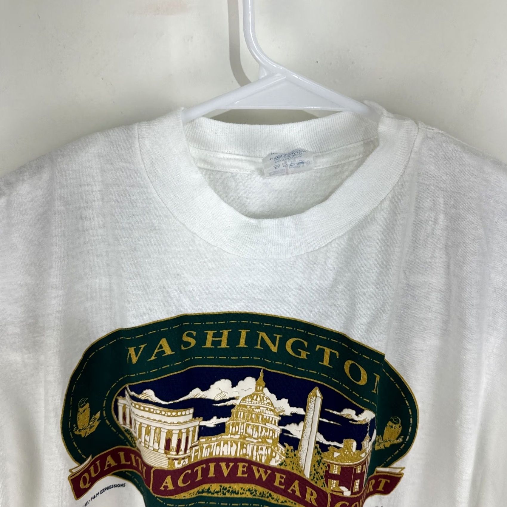 Vintage VINTAGE Washington DC T Shirt Men’s XL USA Statehood Tourist Destination Tee Size US XL / EU 56 / 4 - 3 Thumbnail