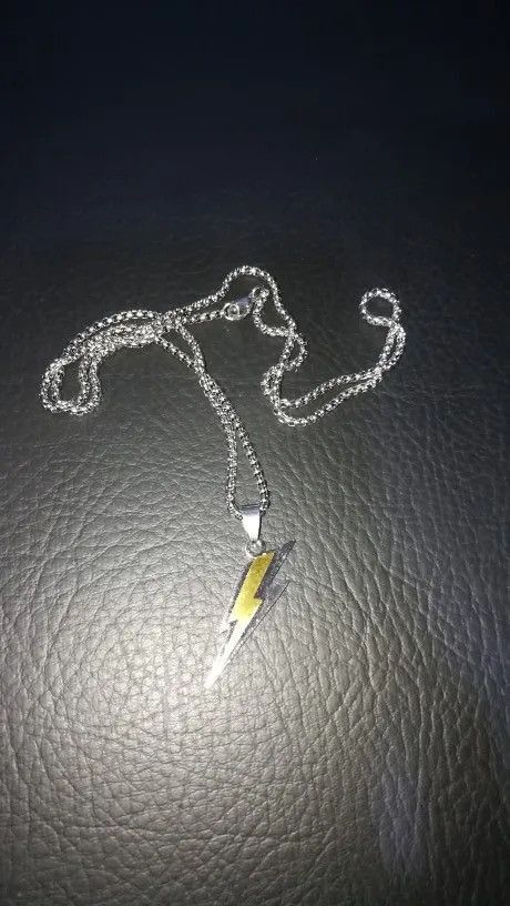 Jewelry Bolt Pendant Y2K Necklace Opium Chain Punk Gotch Size ONE SIZE - 7 Thumbnail