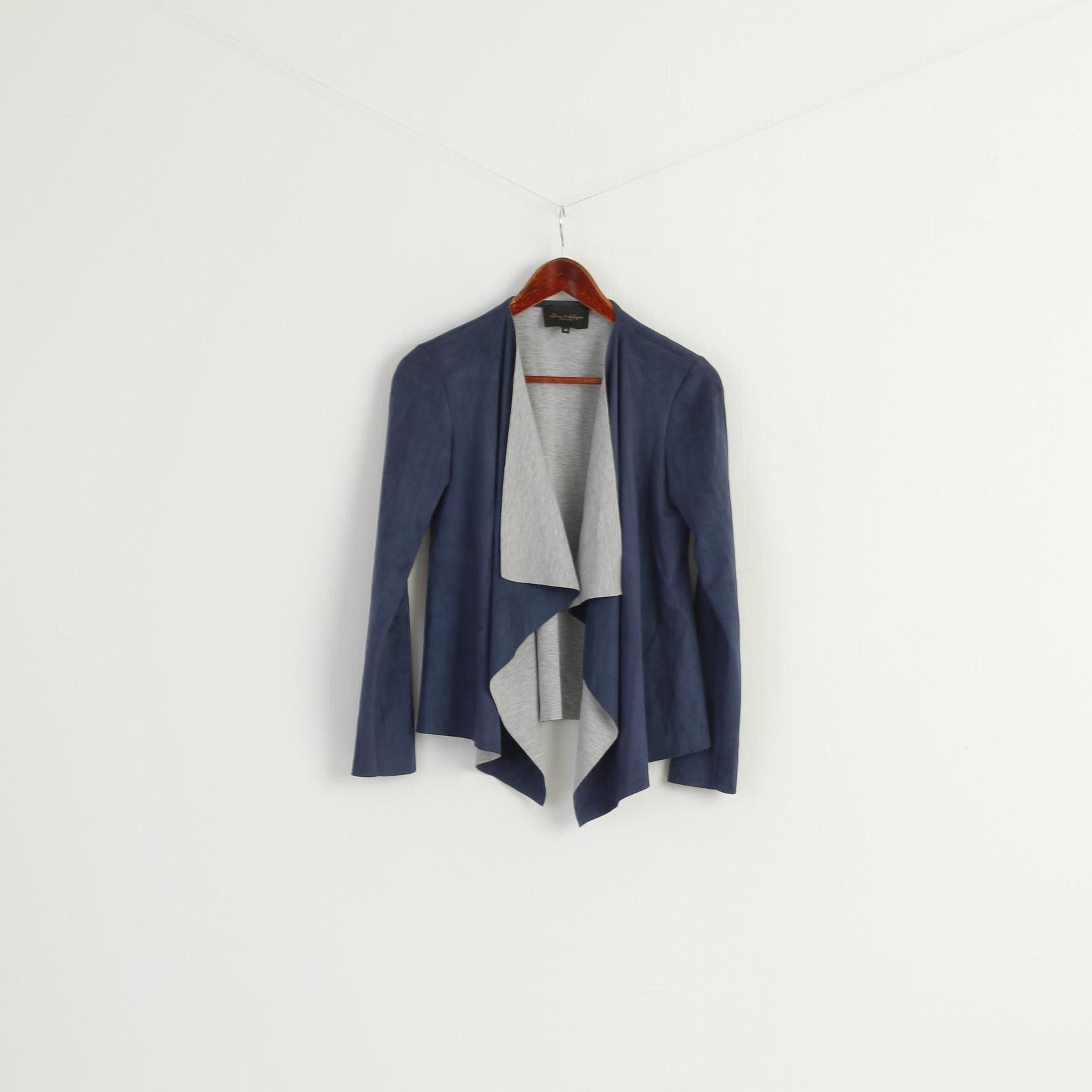 Vintage Luna Allegra Women M Blazer Navy Soft Italy 7594 Size M / US 6-8 / IT 42-44 - 1 Thumbnail