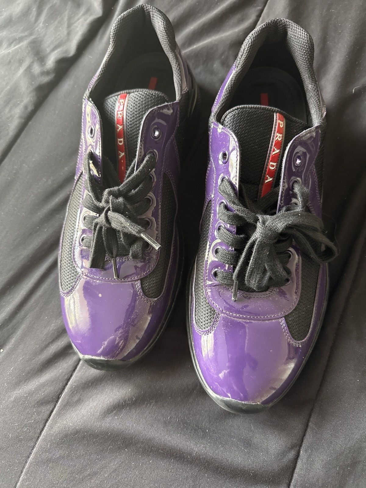 Prada Prada america cup BLK/PRPL Size US 10.5 / EU 43-44 - 1 Thumbnail