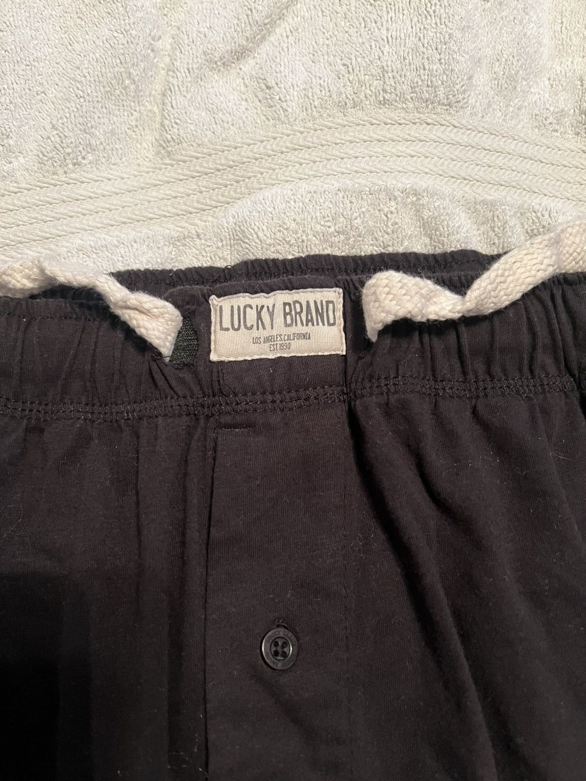 Lucky Brand Lucky Brand - Men’s Loungewear Pants - Large, Black Size US 32 / EU 48 - 2 Thumbnail