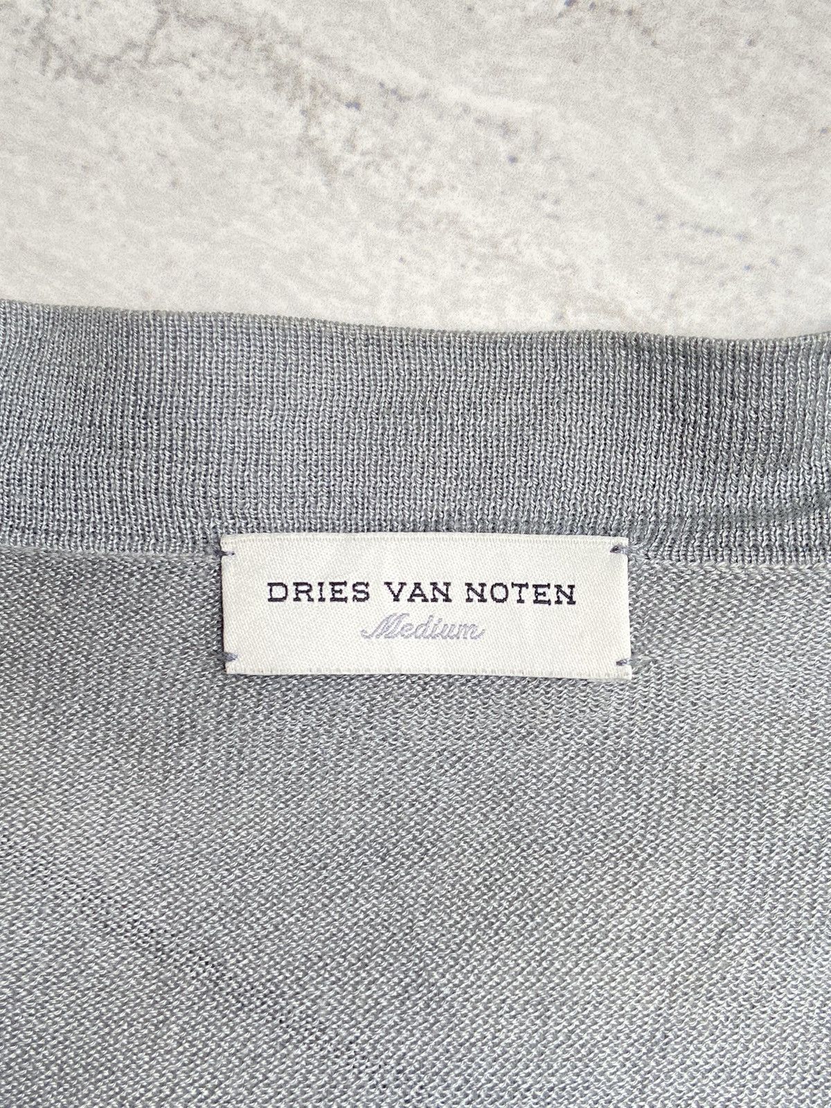 Dries Van Noten DRIES VAN NOTEN Grey Gardigan Size US S / EU 44-46 / 1 - 11 Thumbnail