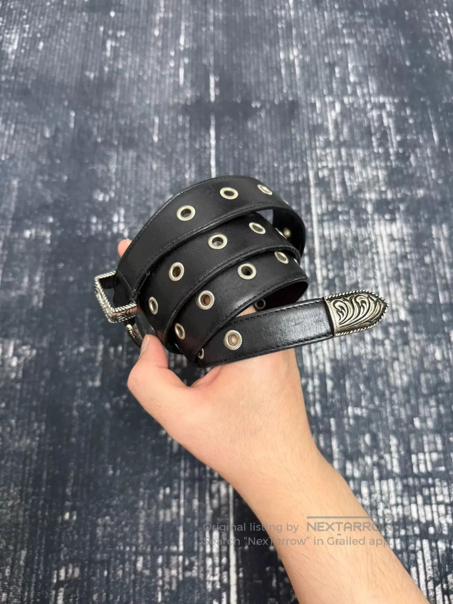 Saint Laurent Paris saint laurent decorative narrow belt. Size ONE SIZE - 2 Thumbnail