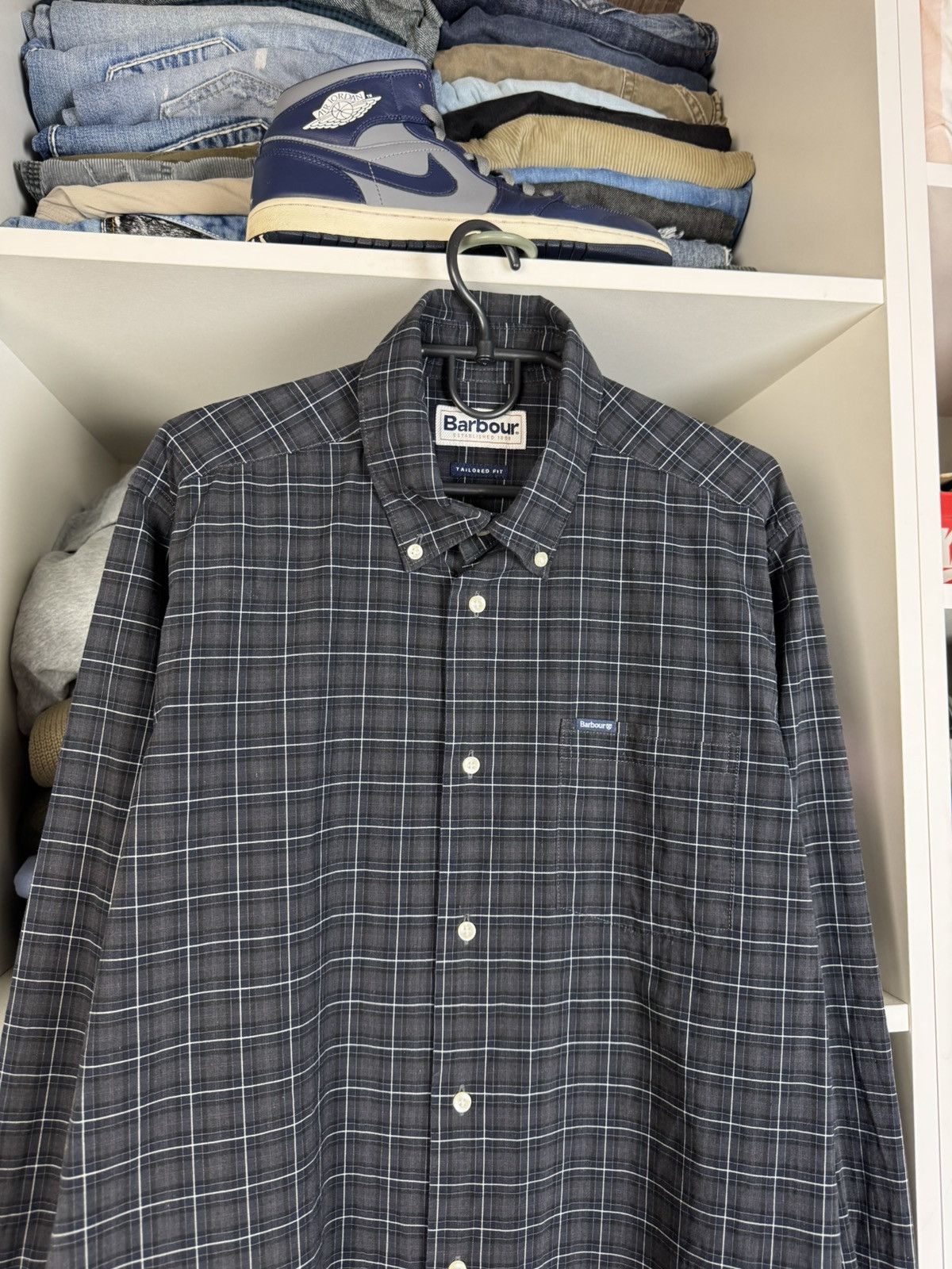 Barbour Barbour Lomond Tailored Fit Plaid Button-Down Shirt Size US M / EU 48-50 / 2 - 2 Thumbnail